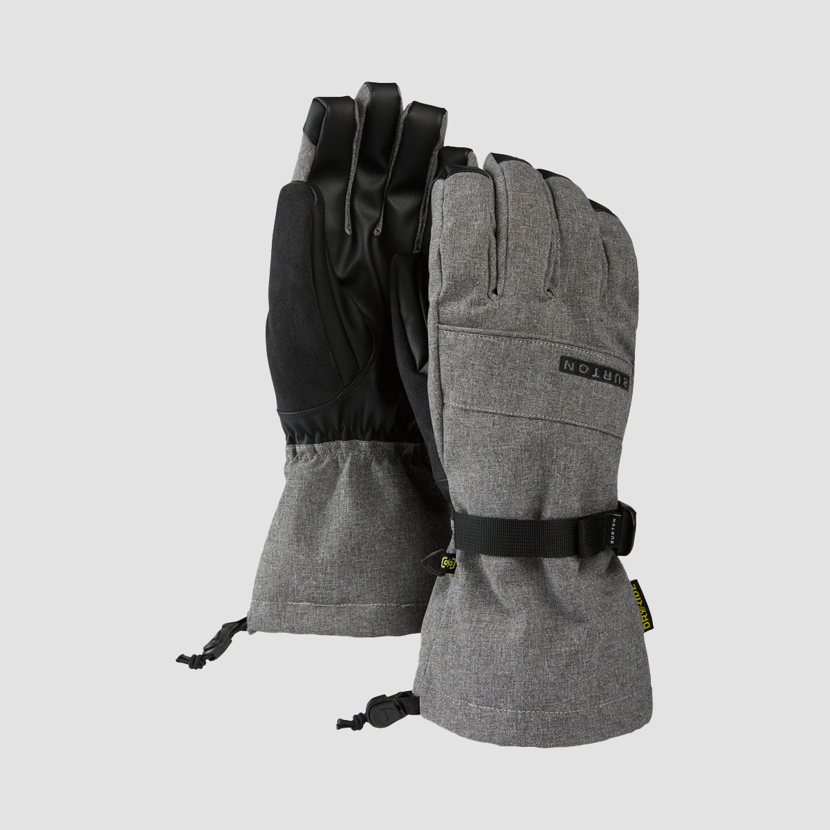 Burton Profile Snow Gloves Grey Heather