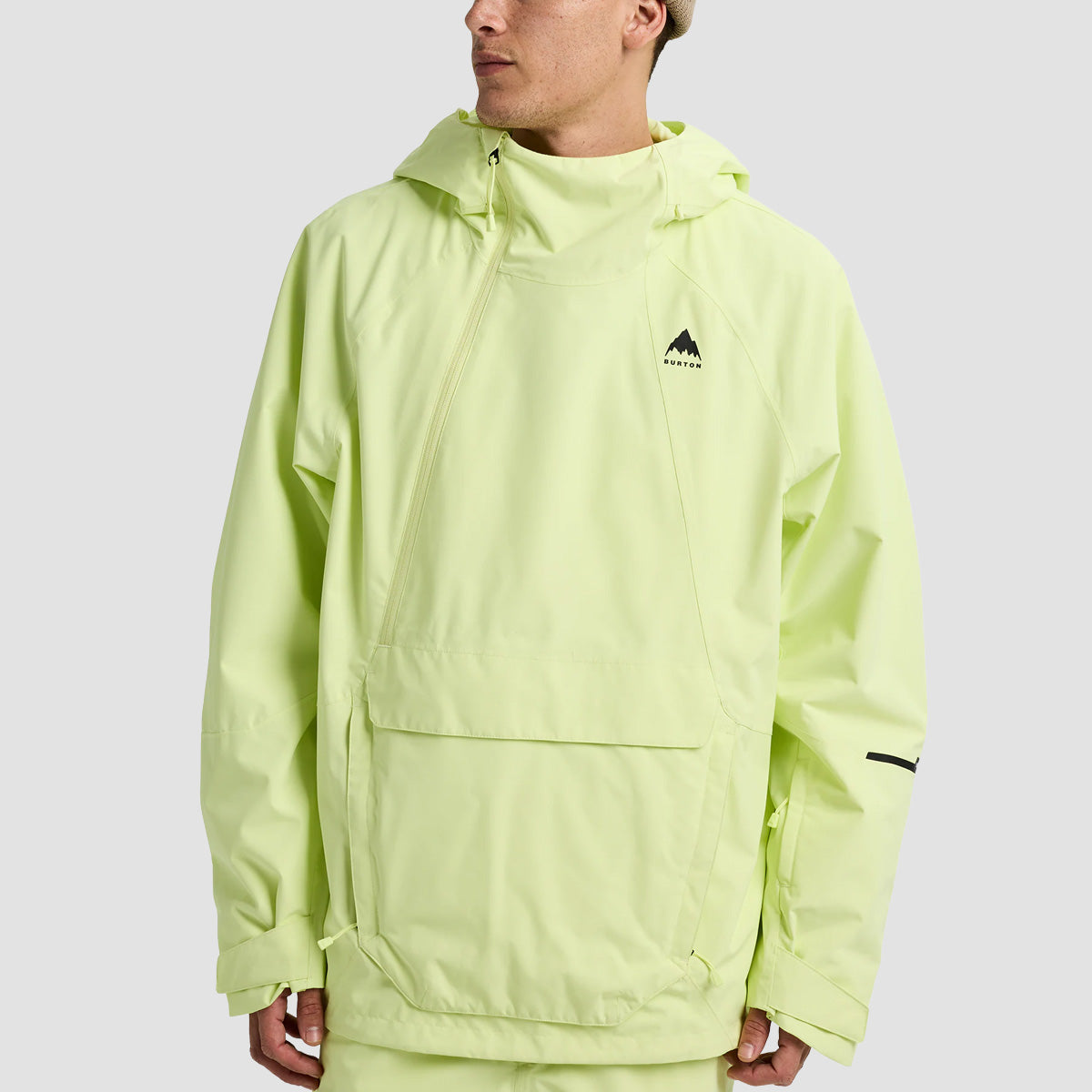Burton Reserve 2L Relaxed Anorak Snow Jacket Glow Yellow Green