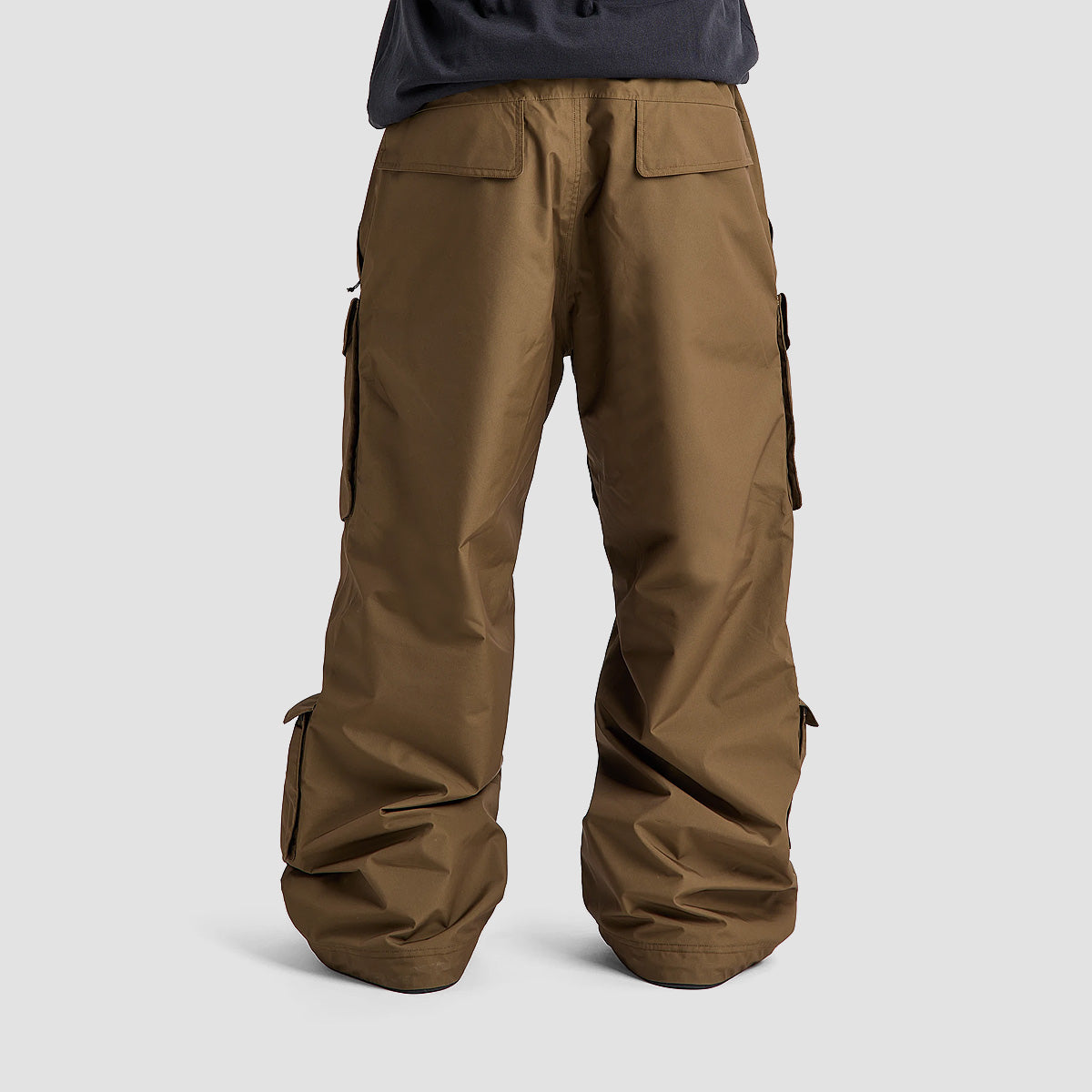 Burton X Zeb Powell 2L Baggy Cargo 20K Snow Pants Earth Ship Brown