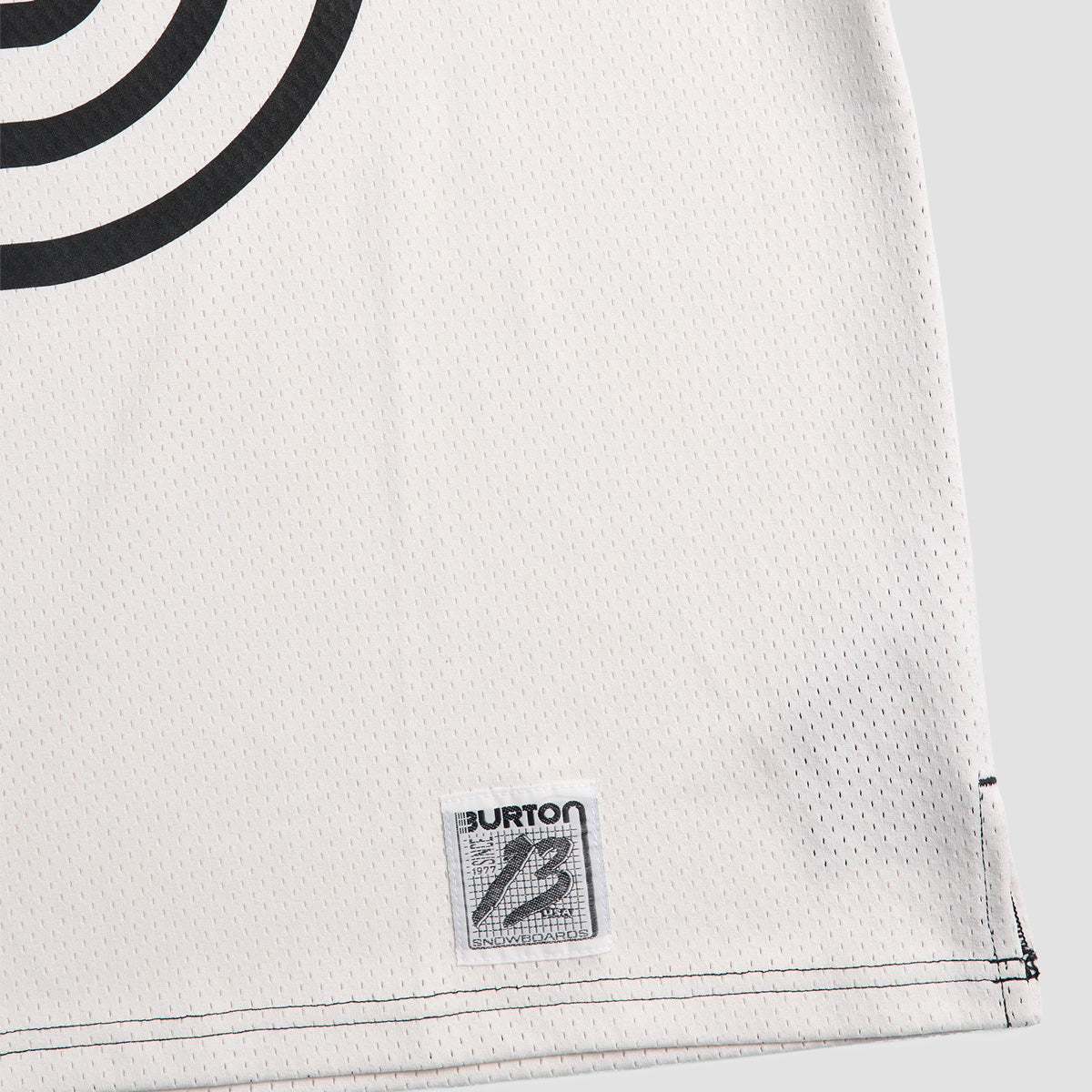 Burton X Zeb Powell Jersey T-Shirt Stout White/True Black