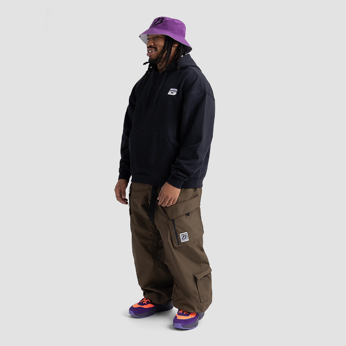 Burton X Zeb Powell Standard Pullover Hoodie True Black