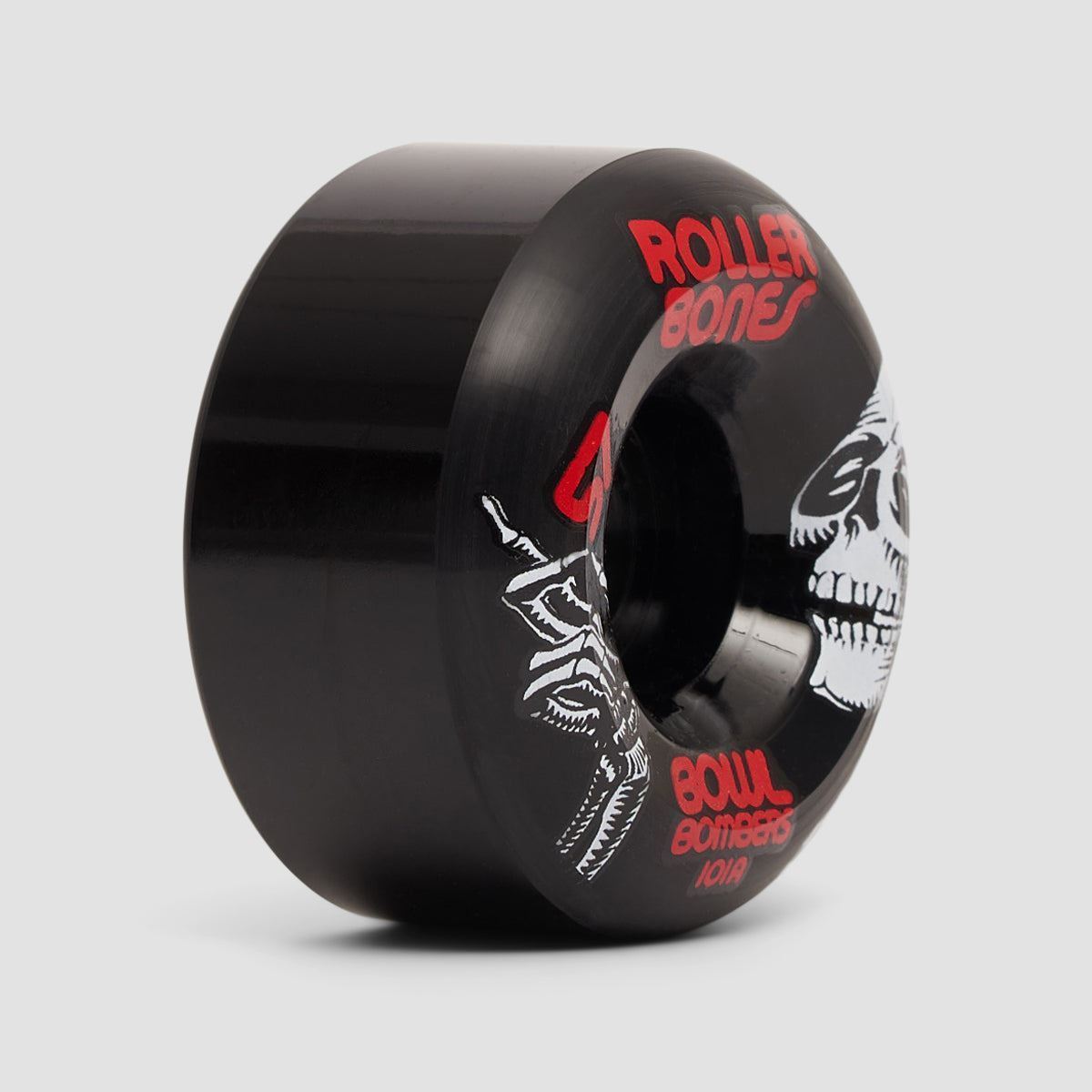 Rollerbones Bowl Bombers 101a Quad Wheels x8 Black 57mm