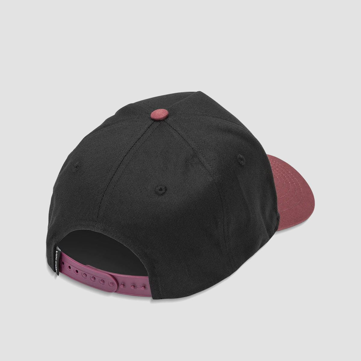 Volcom Embossed Stone Adj Cap Merlot