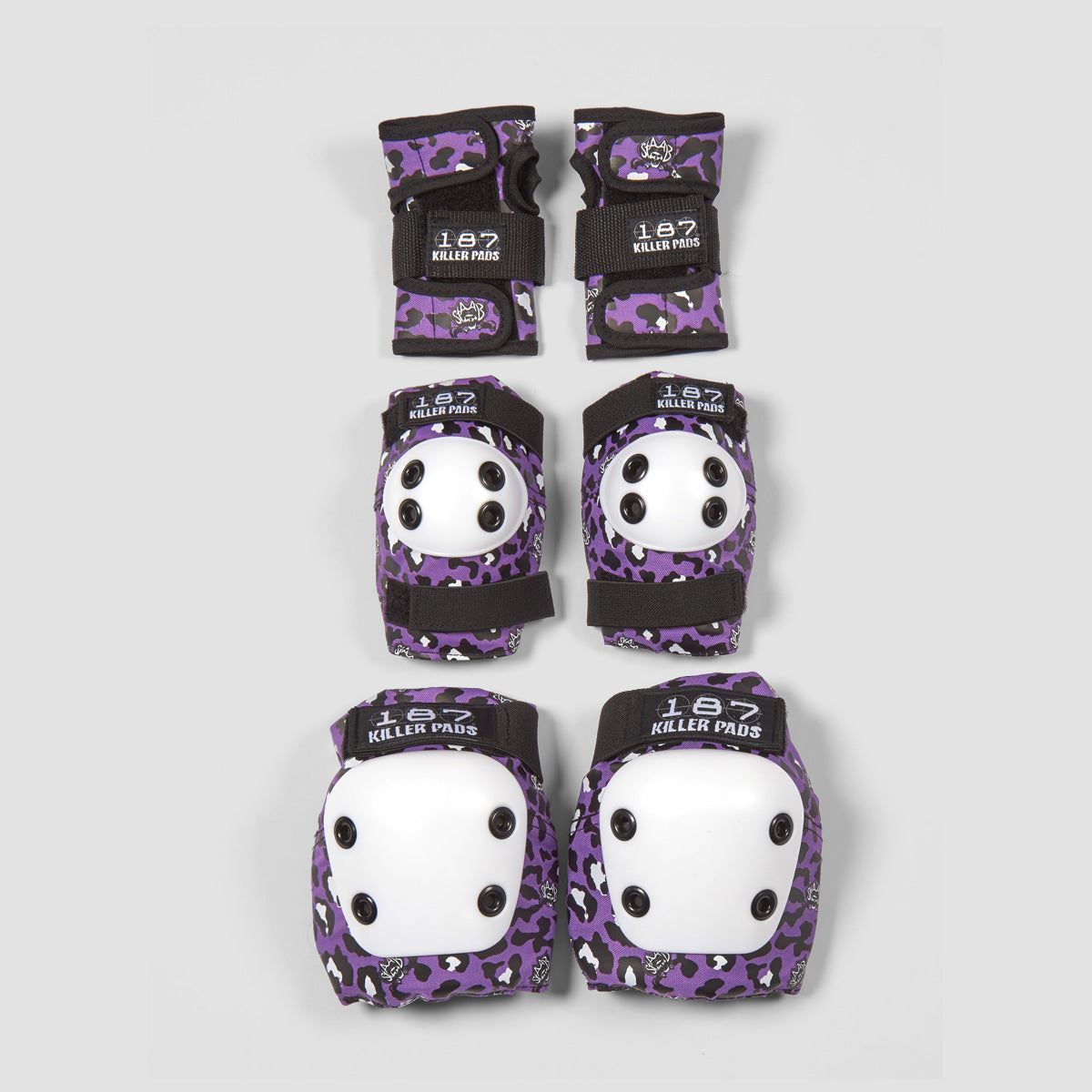 187 Killer Pad Set 6 Pack Staab Purple - Kids