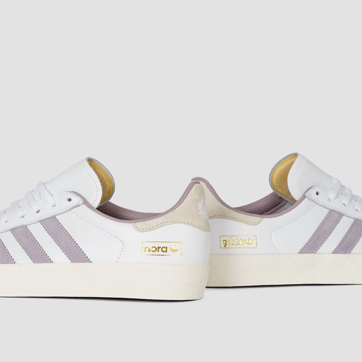 adidas Nora Gazelle ADV Shoes - Footwear White/Soft Vision/Gum4