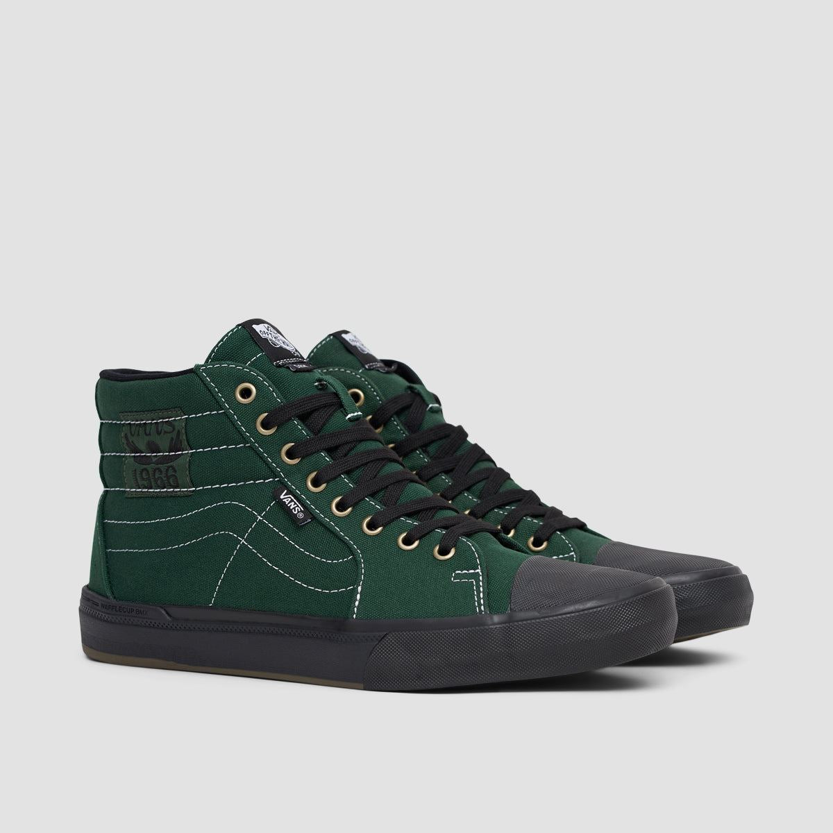 Vans BMX SK8 Hi 238 High Top Shoes Dakota Roche Green Black