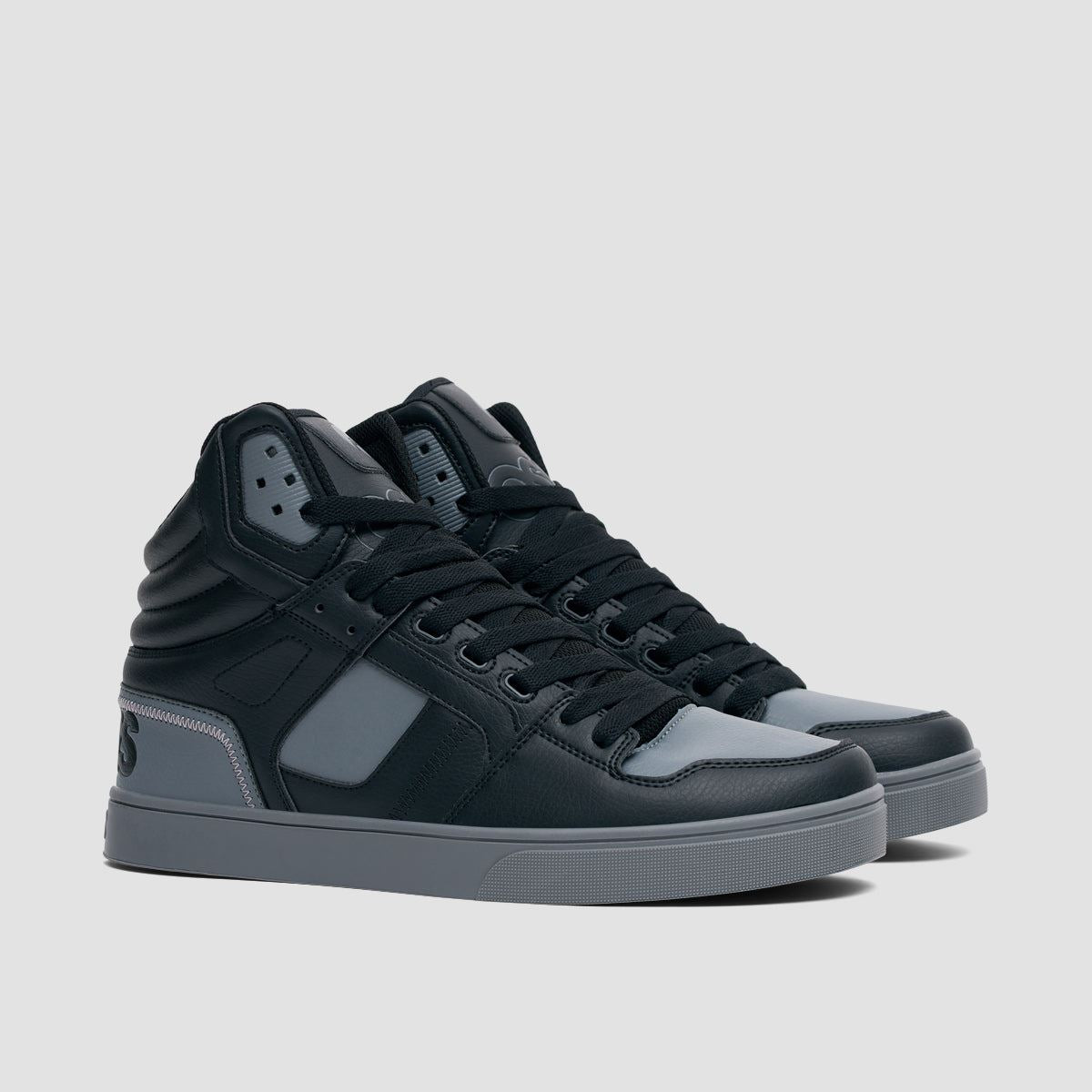Osiris Clone High Top Shoes - Black/Grey/Grey