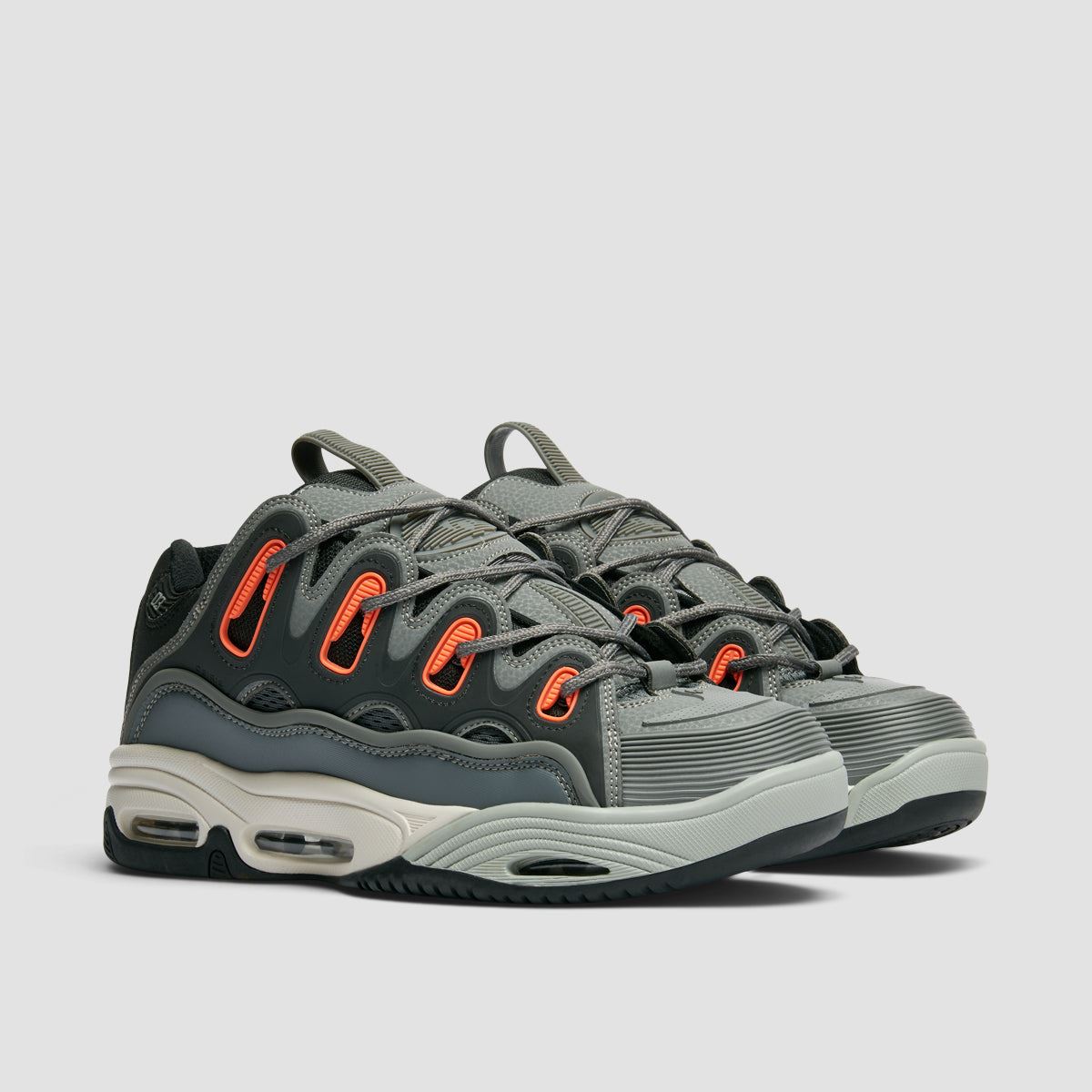 Osiris D3 2001 Shoes - Charcoal/Orange/Black