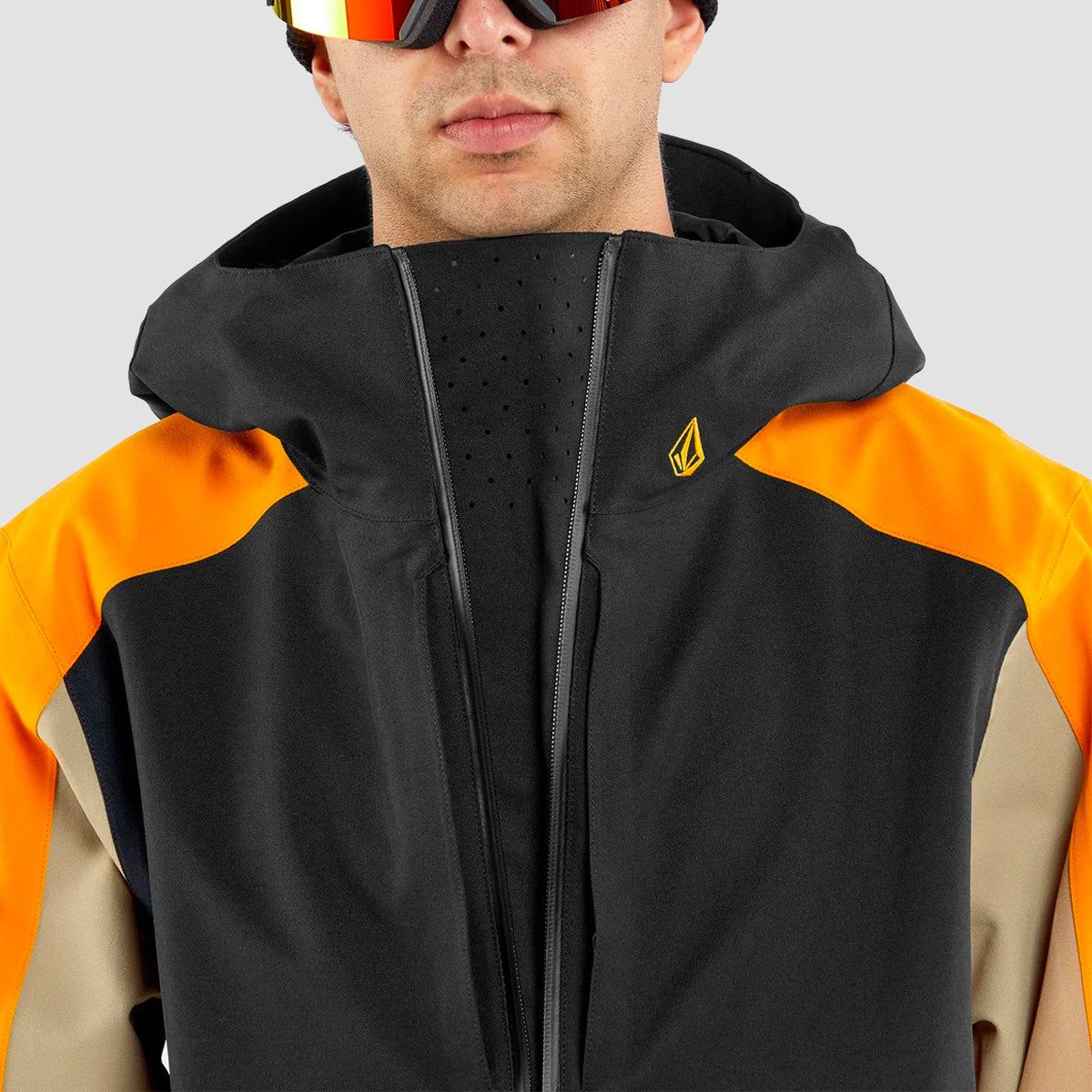 Volcom Brighton Pullover Snow Jacket Gold