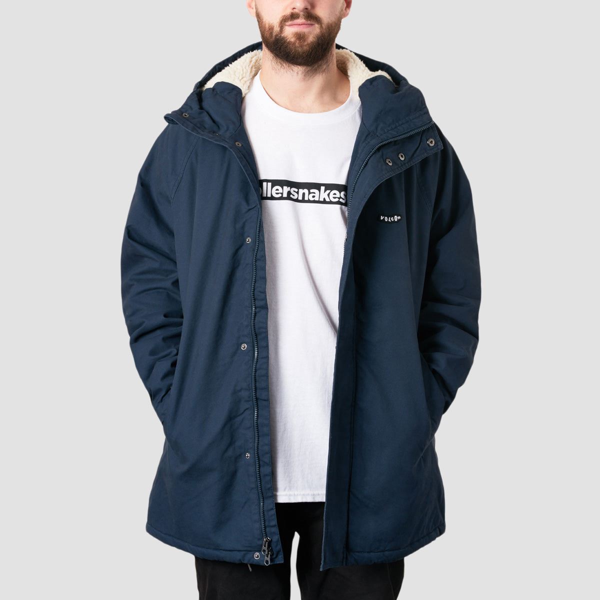 Volcom Volster II Parka Jacket Navy