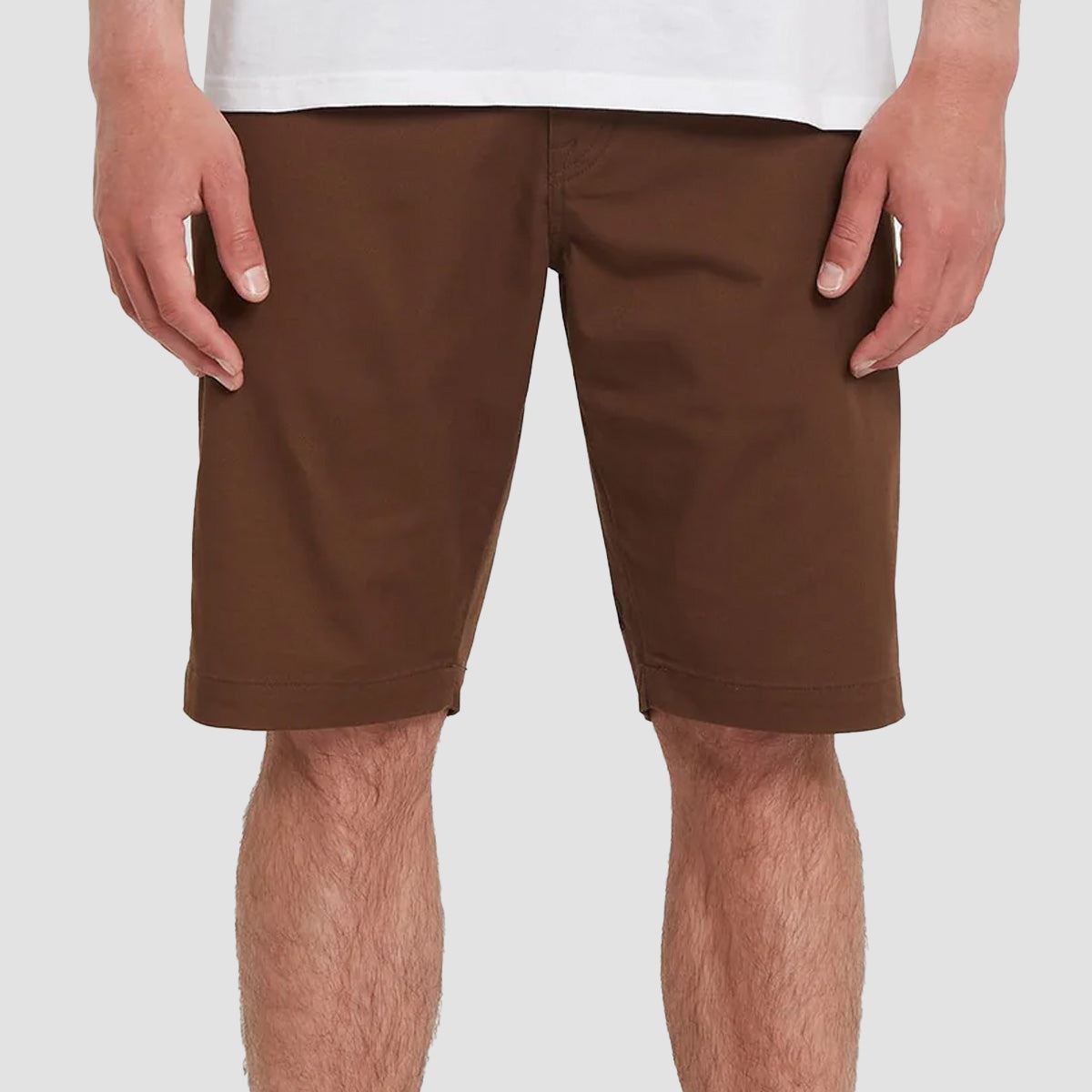 Volcom Frickin Modern Stretch 21" Shorts Dark Earth