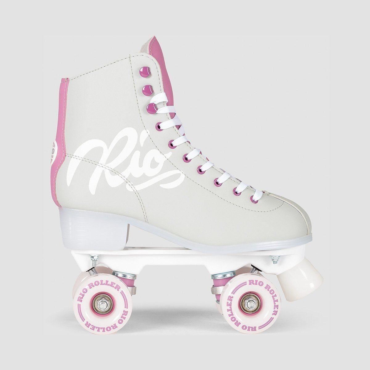 Rio Roller Script Quad Skates Grey/Purple