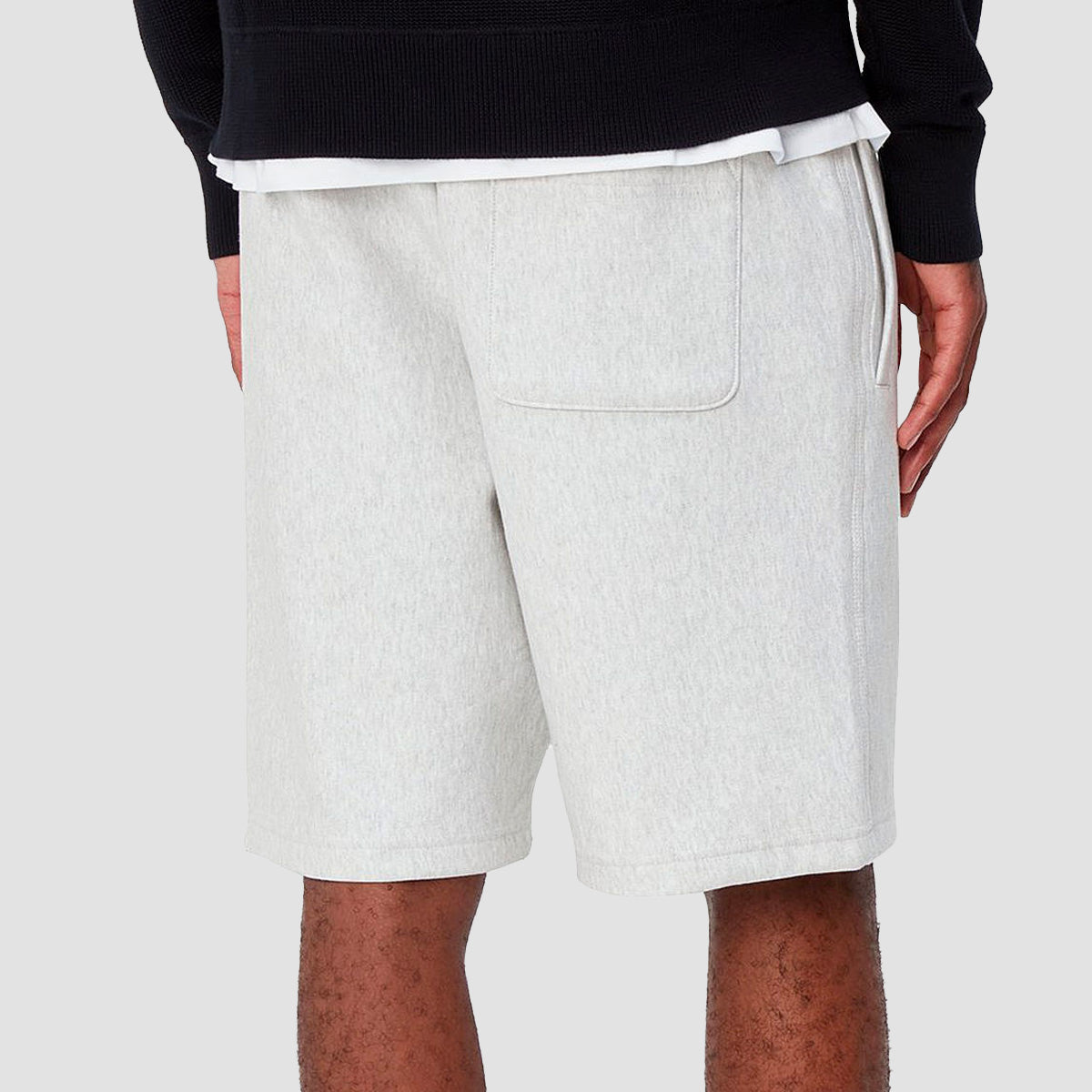 Carhartt WIP American Script Sweat Shorts Ash Heather