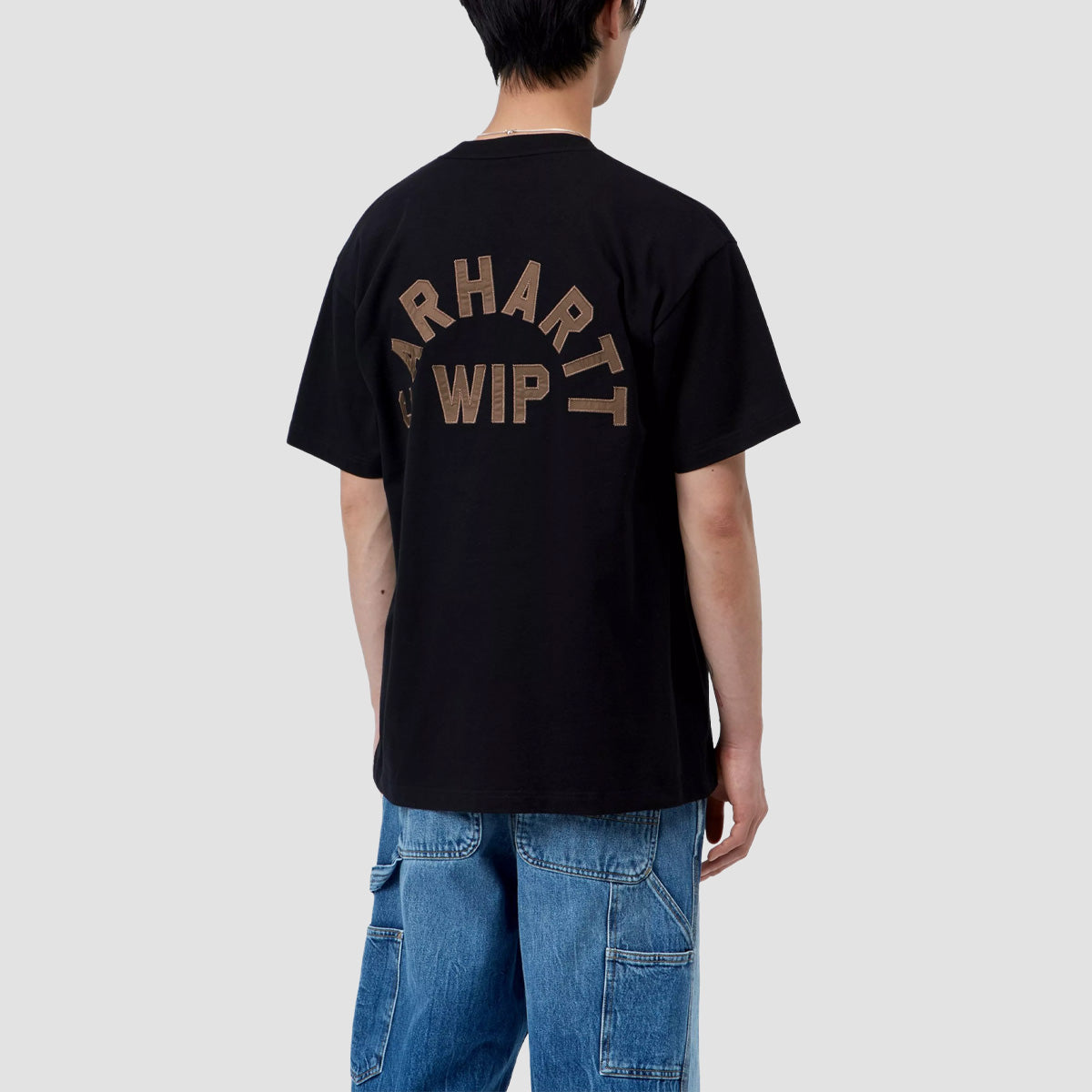 Carhartt WIP Arch Script T-Shirt Black/WIP H Brown