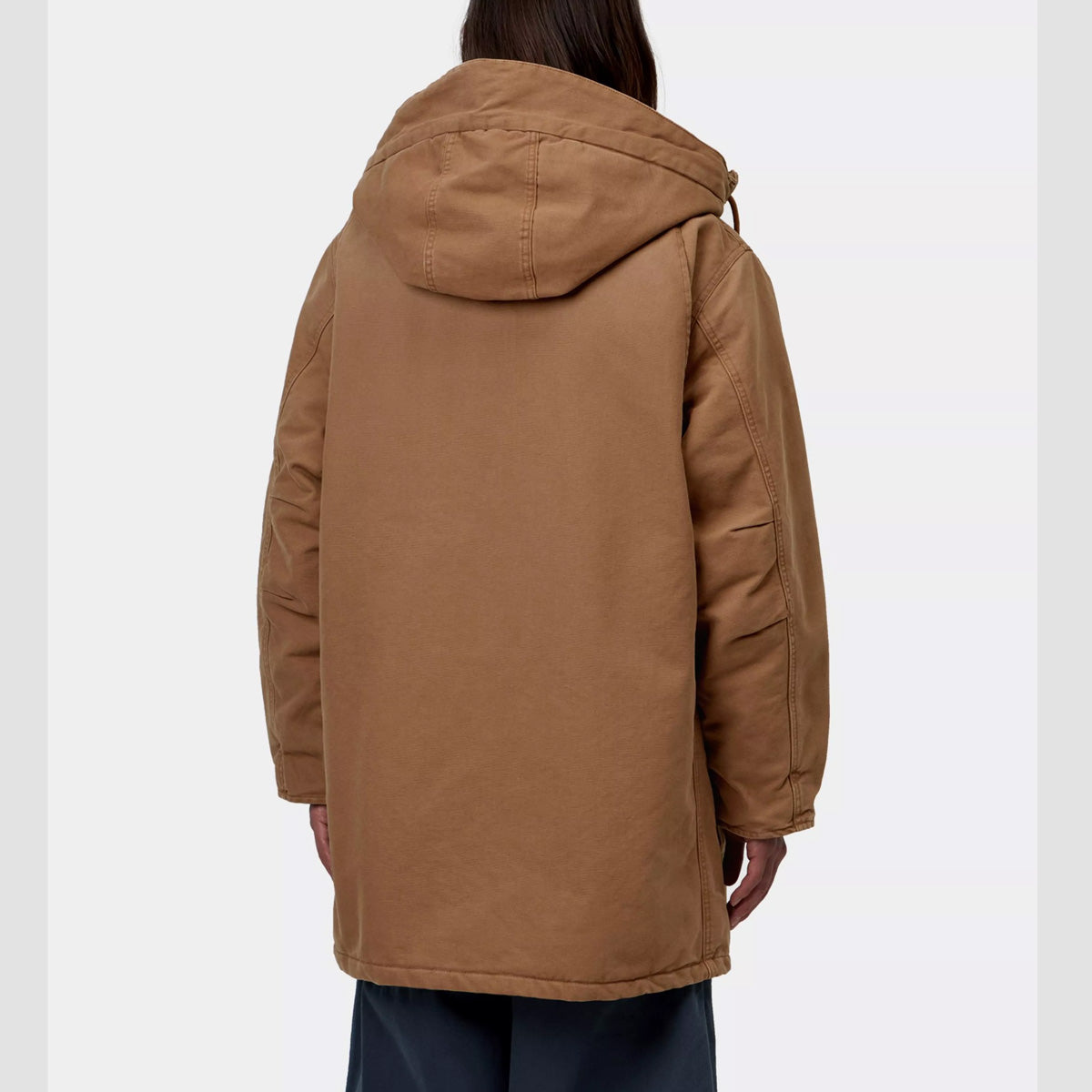 Carhartt WIP Boreal Parka Jacket Black Stone Canvas