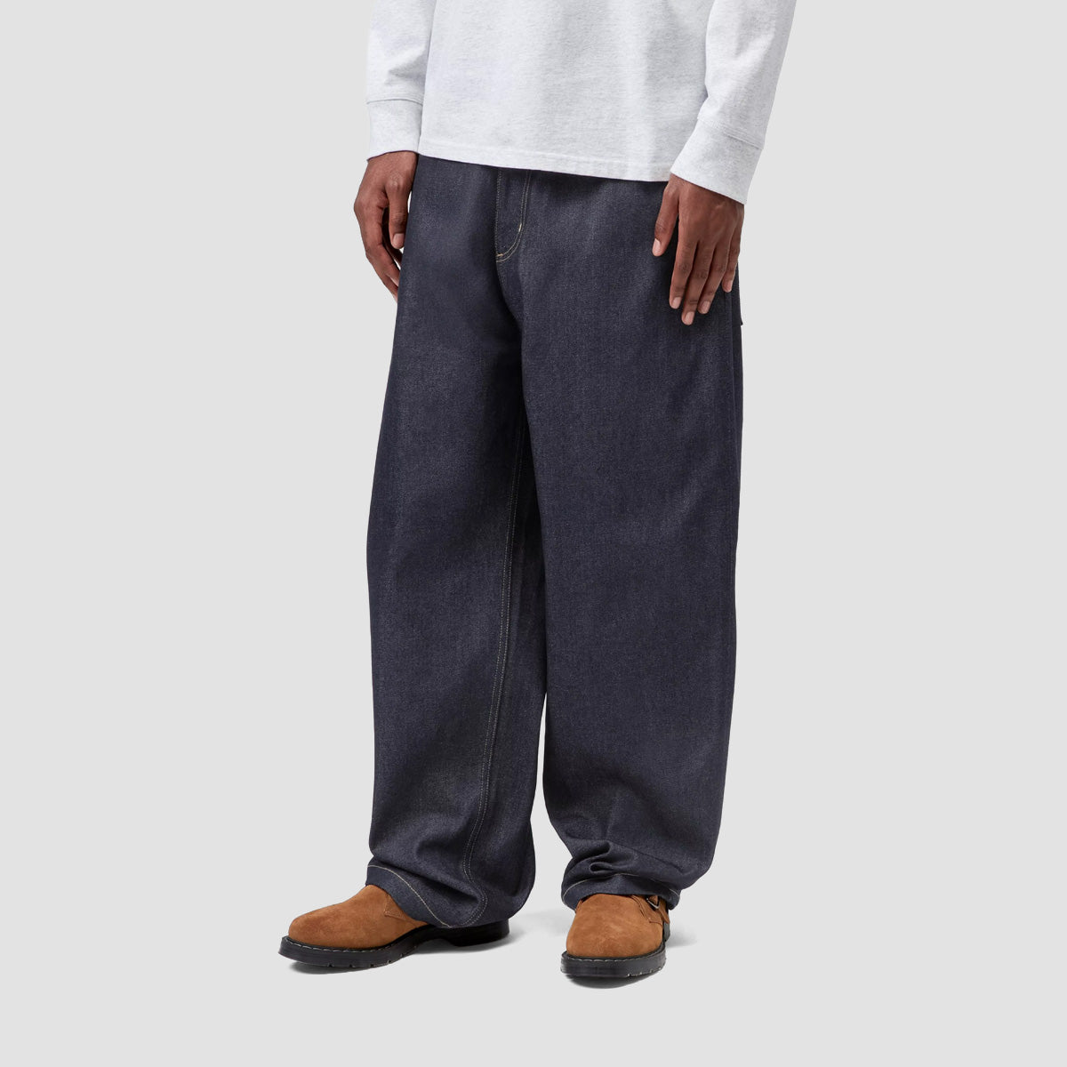 Carhartt WIP Brandon Loose Fit Jeans Blue Rigid