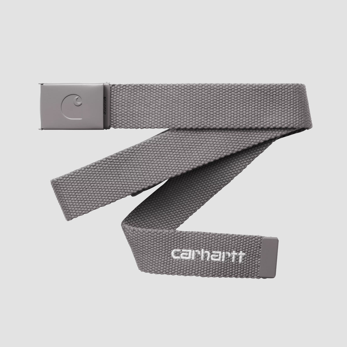 Carhartt WIP C-Logo Belt Tonal Porphyry/White