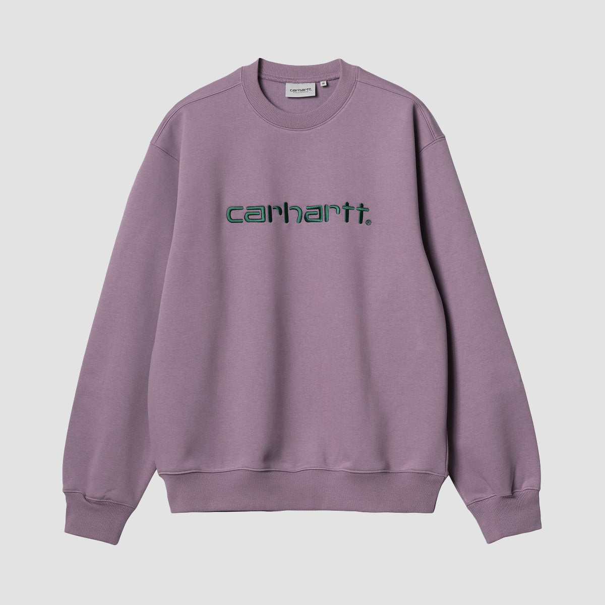 Carhartt WIP Carhartt Crew Sweat Glassy Purple/Discovery Green