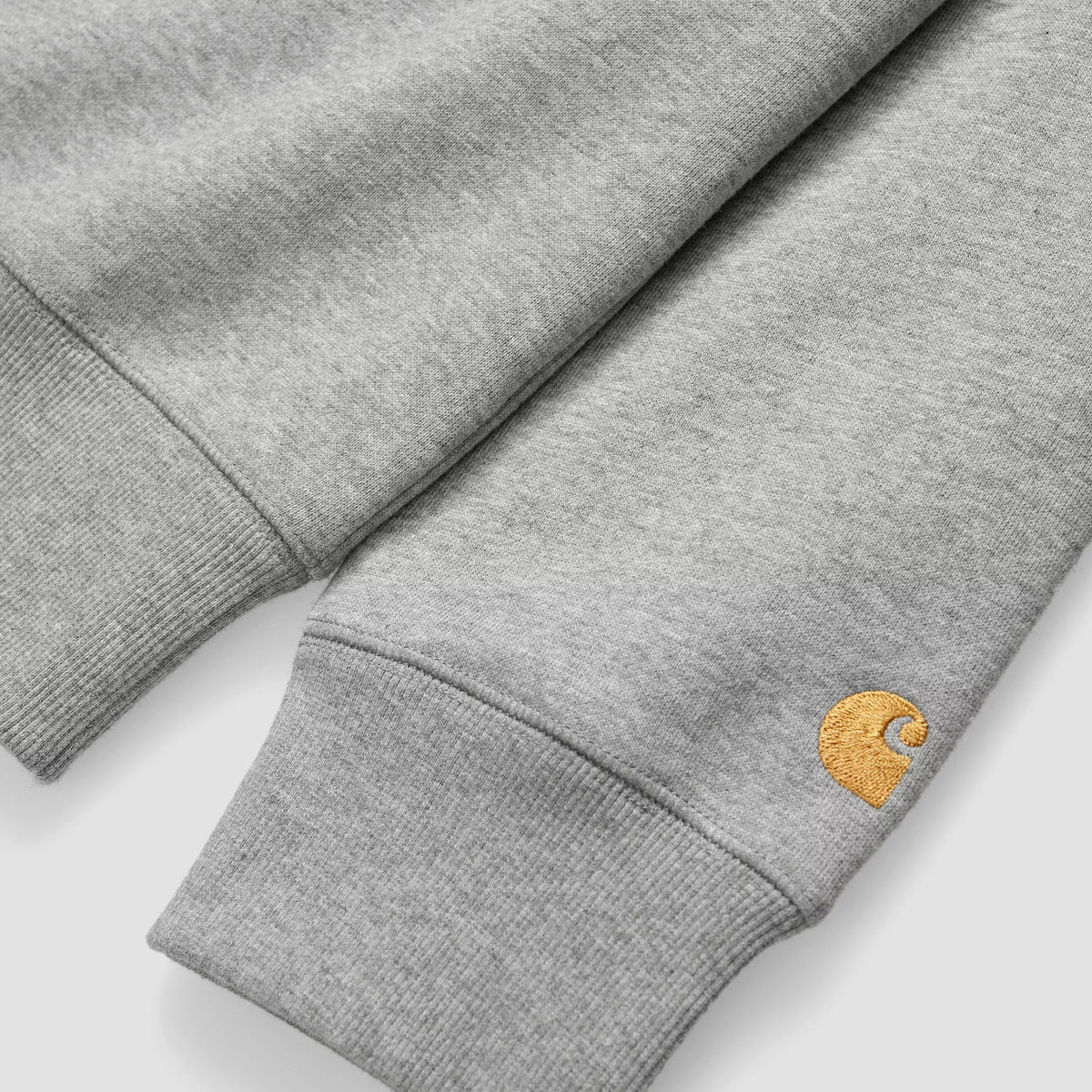 Carhartt WIP Chase Crew Sweatshirt Grey Heather/Gold