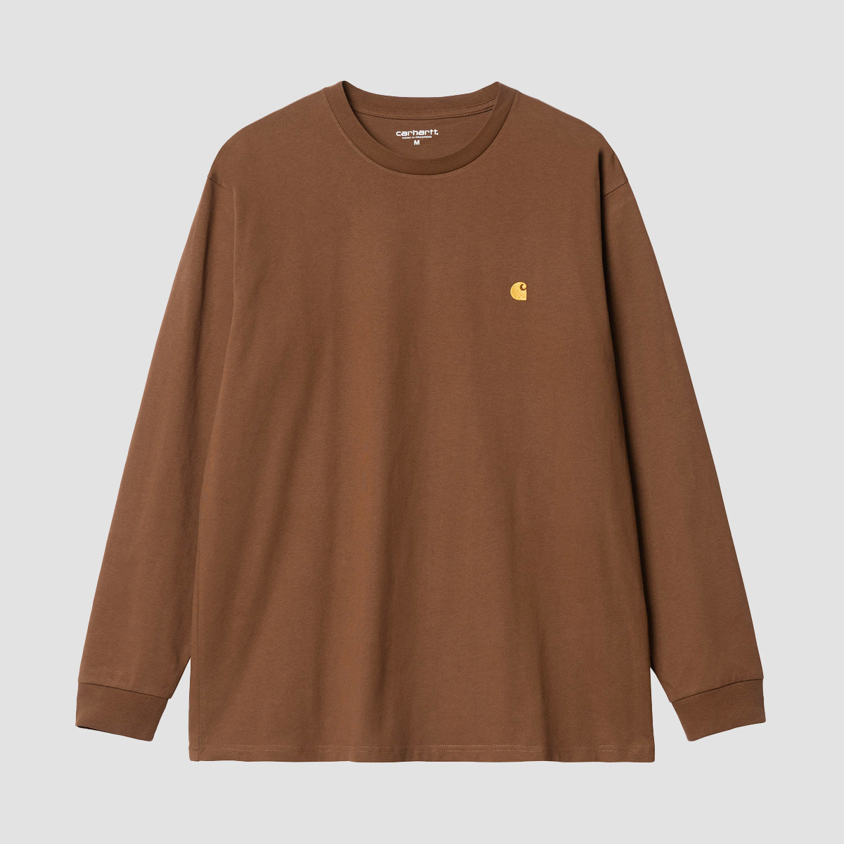 Carhartt WIP Chase Longsleeve T-Shirt Tamarind/Gold