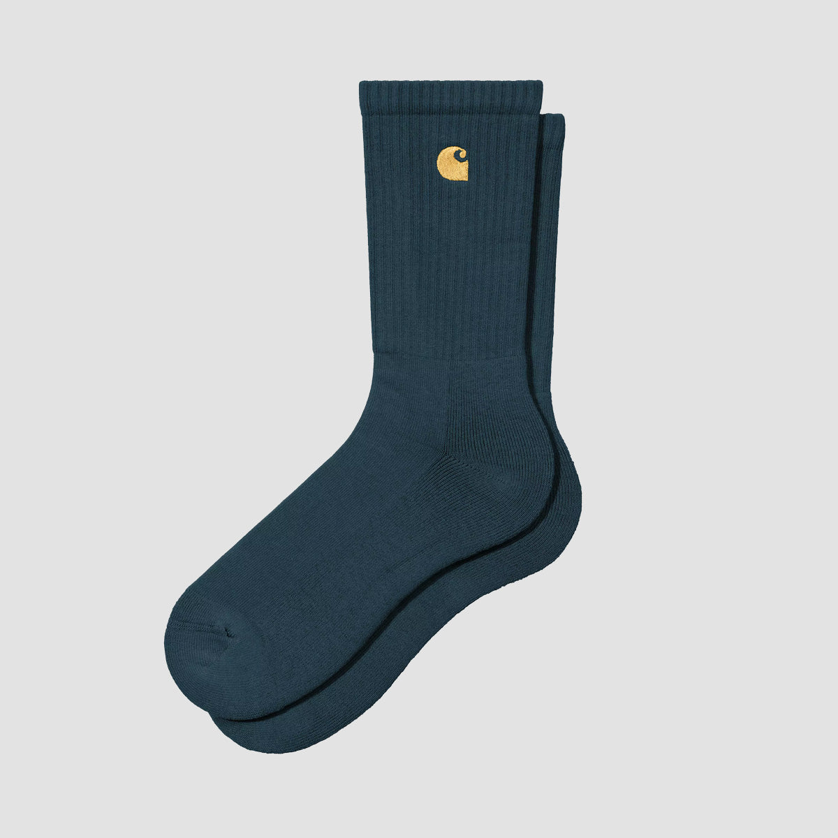 Carhartt WIP Chase Socks Deep Lagoon/Gold