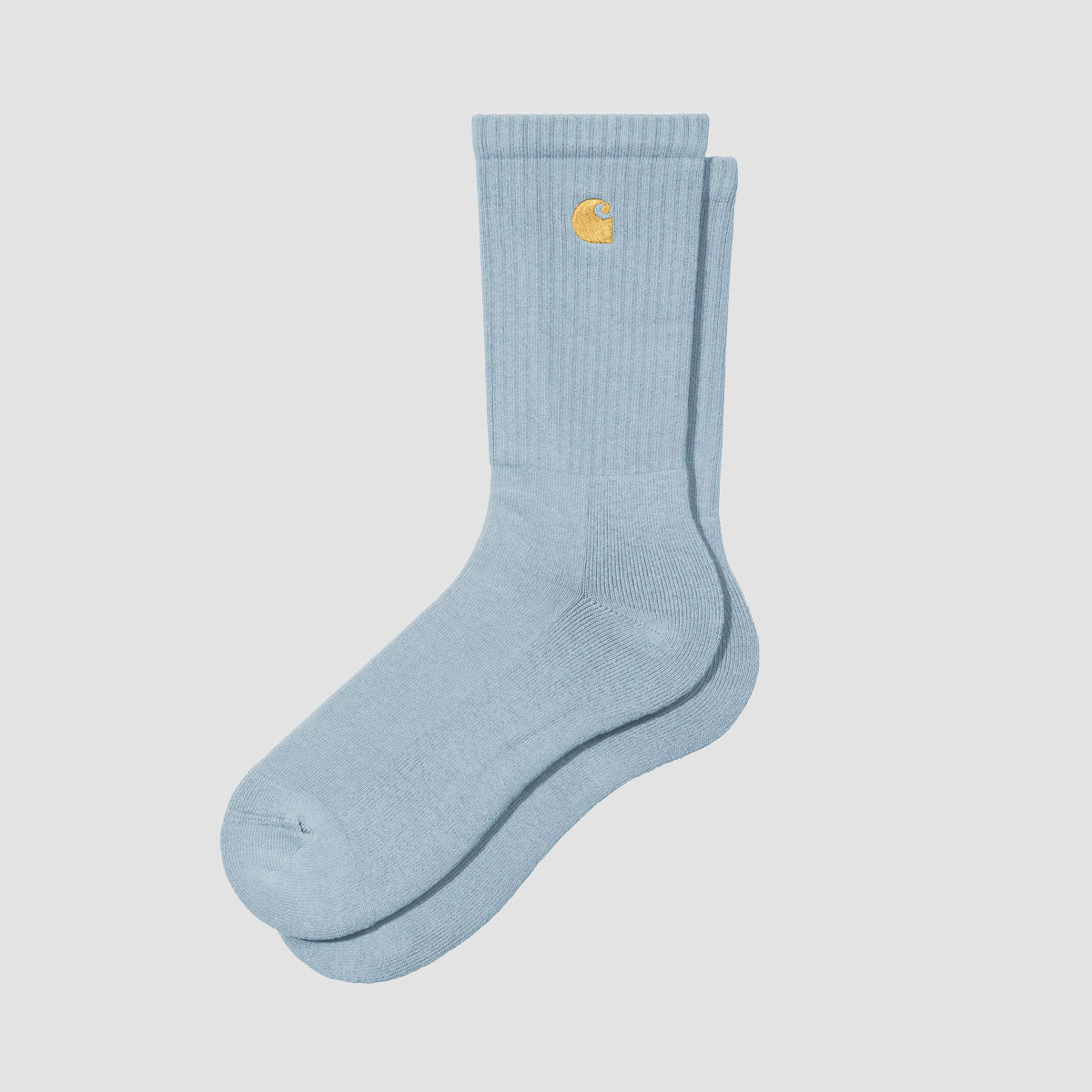 Carhartt WIP Chase Socks Frosted Blue/Gold