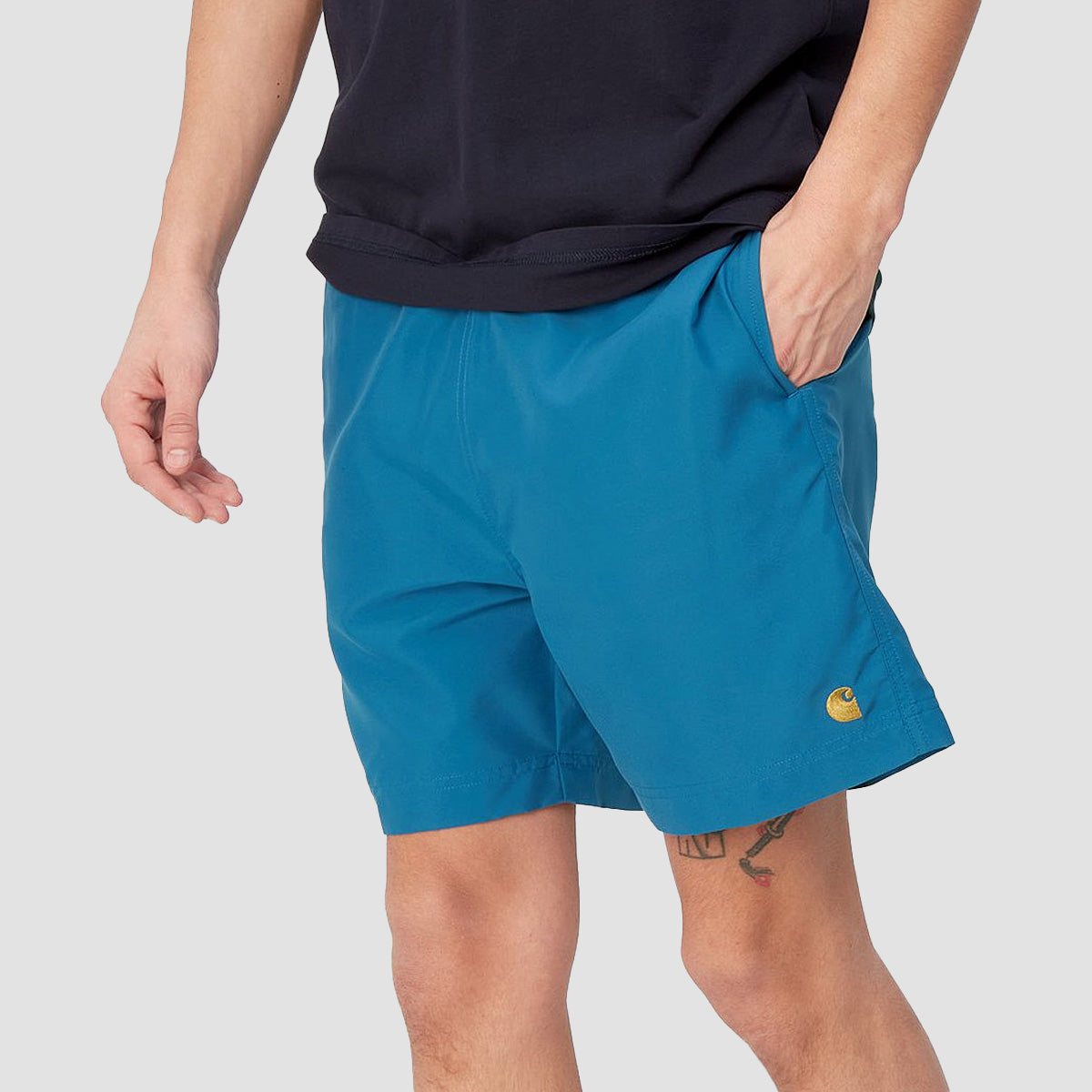 Carhartt WIP Chase Swim Trunks Acapulco/Gold