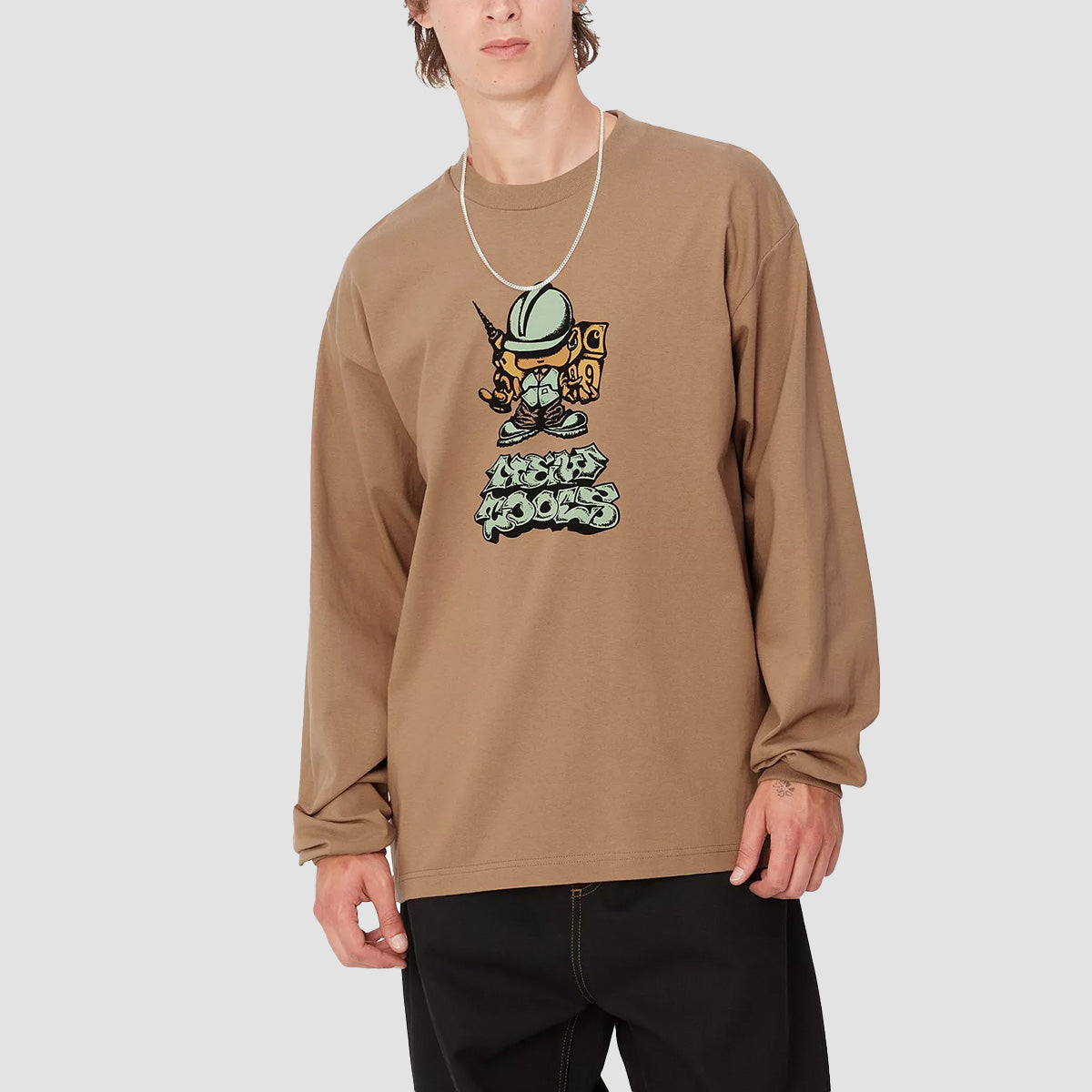 Carhartt WIP Drill Boy Longsleeve T-Shirt Peanut