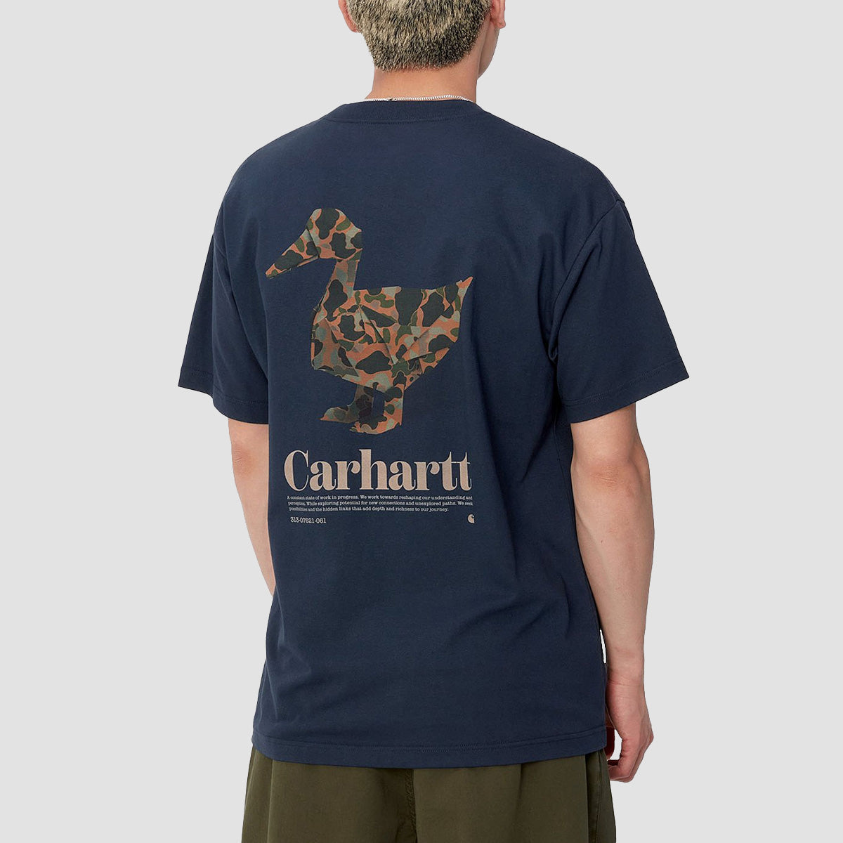 Carhartt WIP Fold Duck T-Shirt Air Force Blue