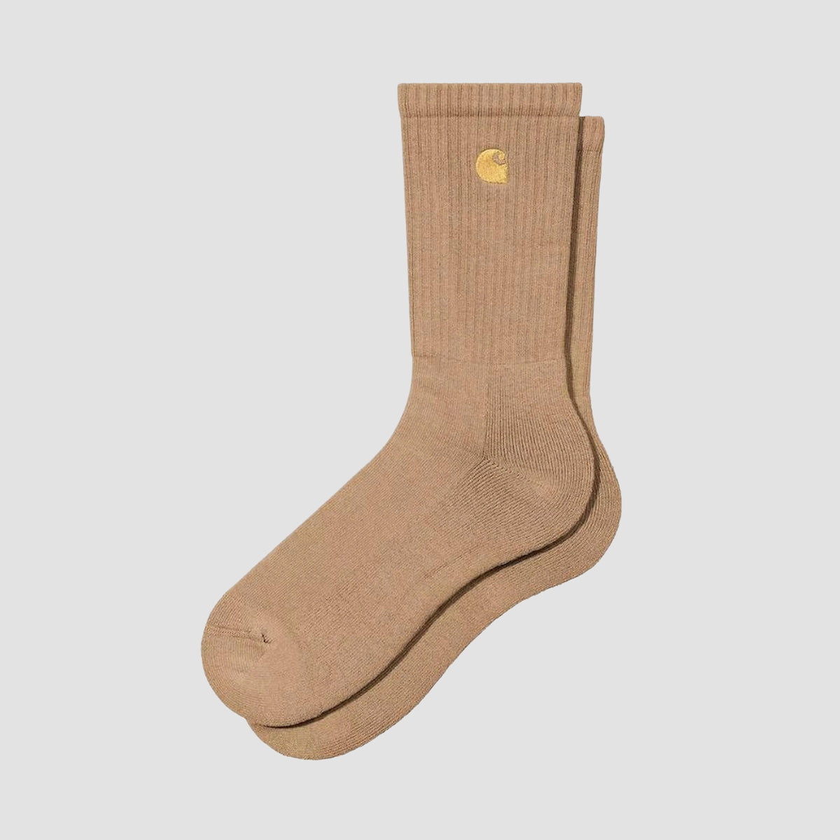 Carhartt WIP Hudson Socks Dusty H Brown Chalk Wash