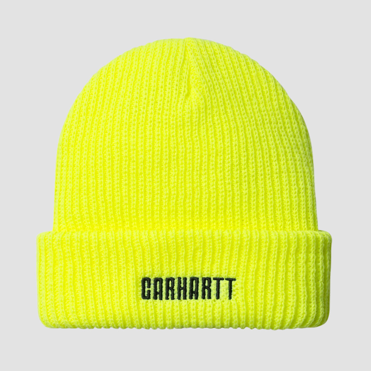 Carhartt WIP Industry Beanie Lumo Yellow/Black