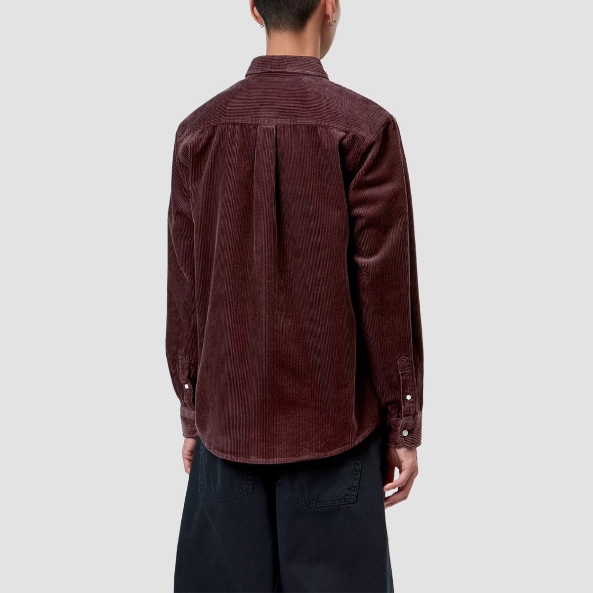 Carhartt WIP Madison Cord Longsleeve Shirt Amarone