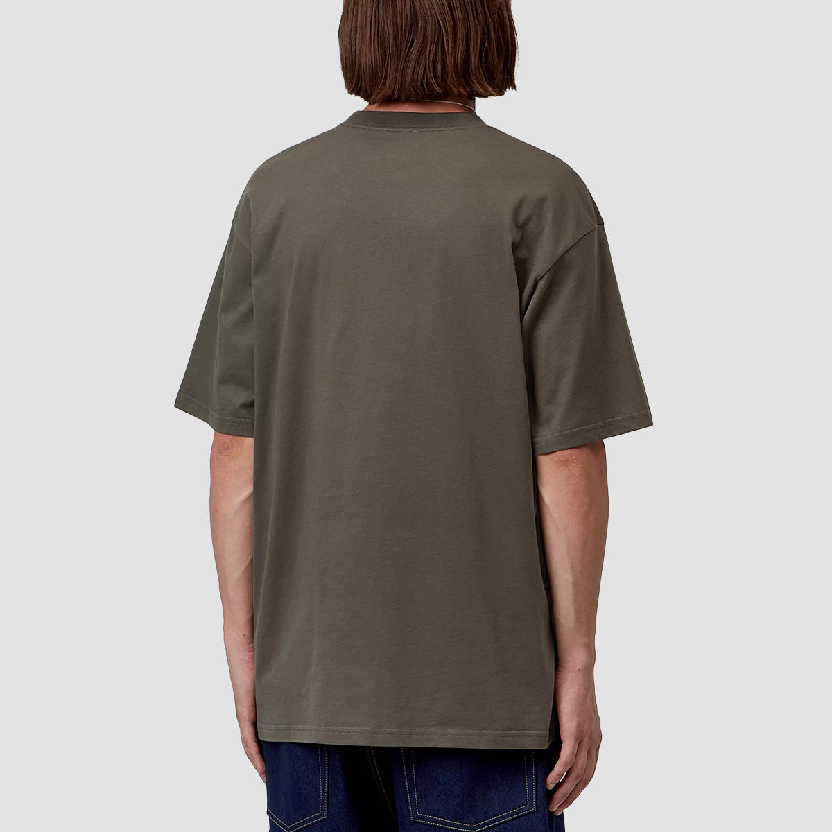 Carhartt WIP Madison T-Shirt Cypress/White