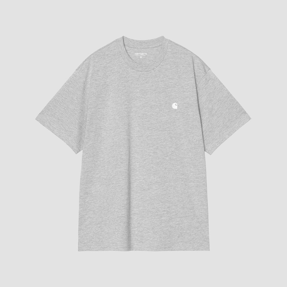 Carhartt WIP Madison T-Shirt Grey Heather/White