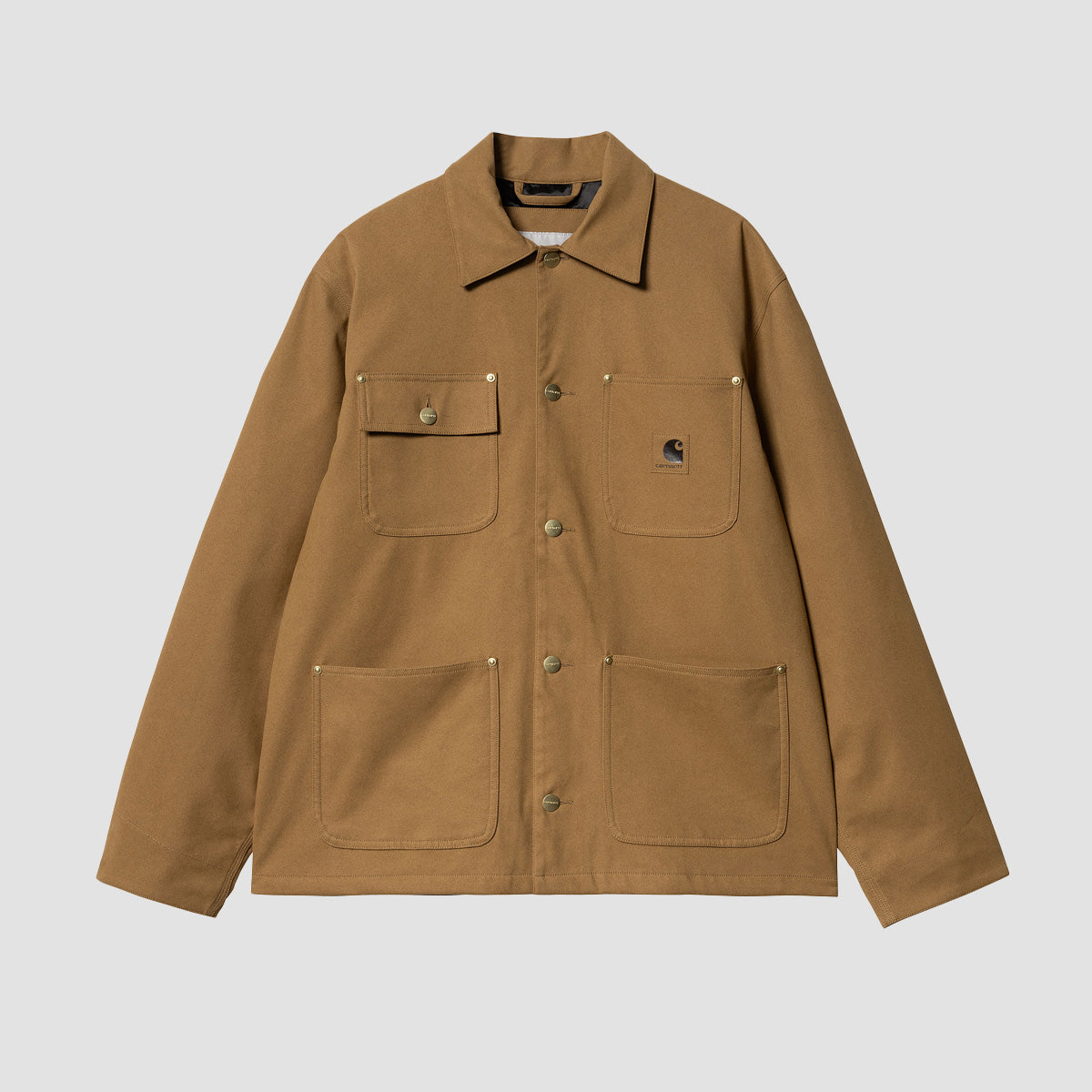 Carhartt WIP Michigan Coat Artificial Suede Hamilton Brown