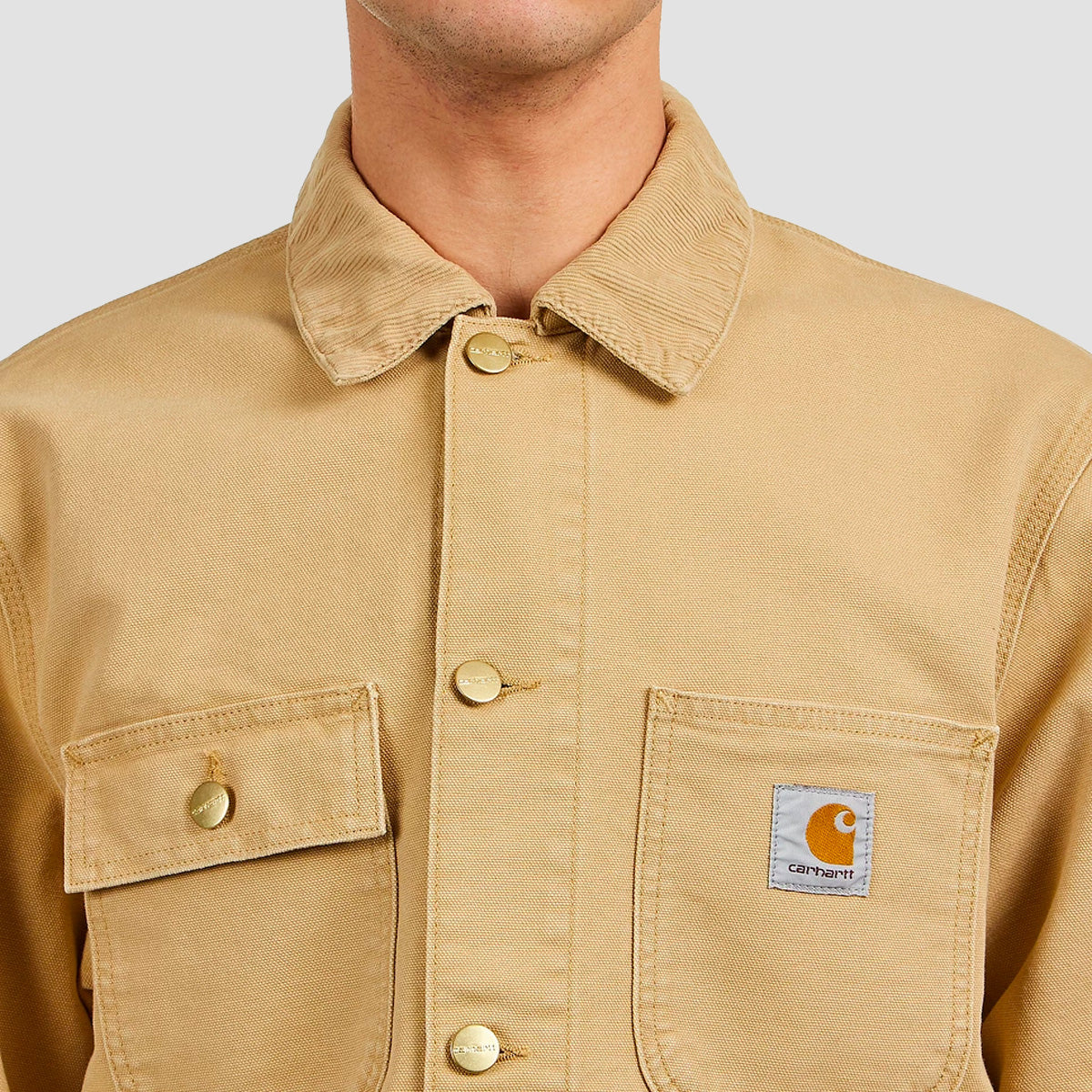 Carhartt WIP Michigan Coat Bourbon/Bourbon Aged Canvas