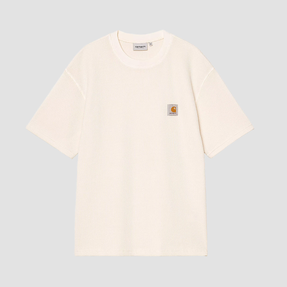Carhartt WIP Nelson Waffle T-Shirt Natural Garment Dyed