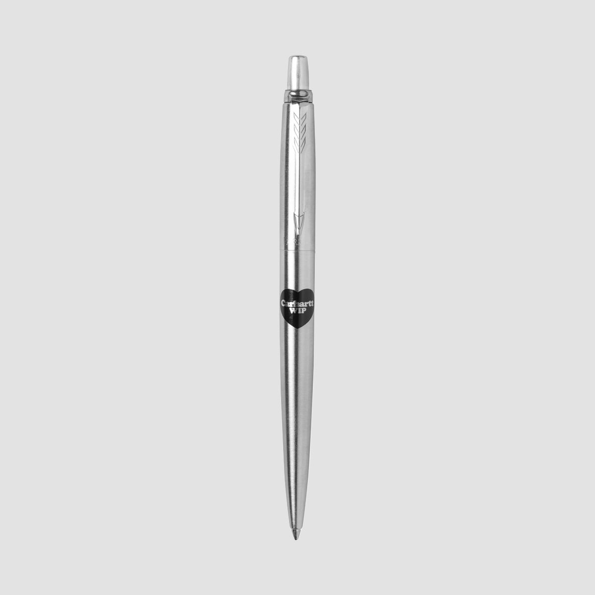 Carhartt WIP Parker Jotter Heart Stainless Steel Ballpen Silver