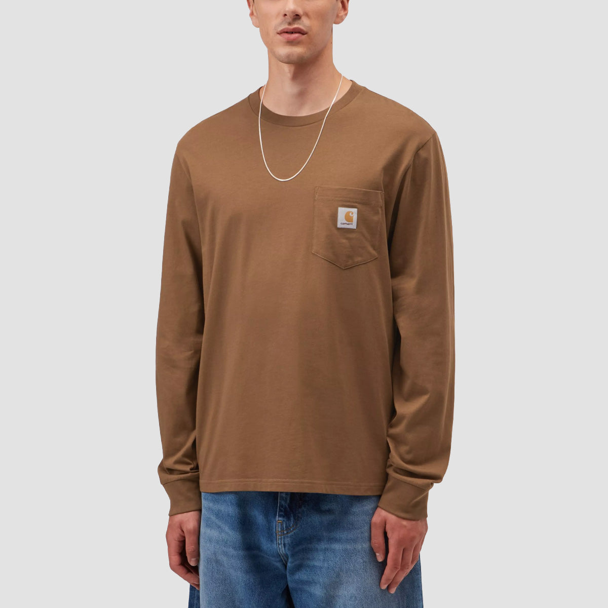 Carhartt WIP Pocket Longsleeve T-Shirt WIP H Brown