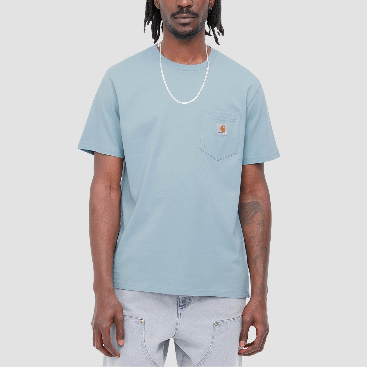 Carhartt WIP Pocket T-Shirt Misty Sky