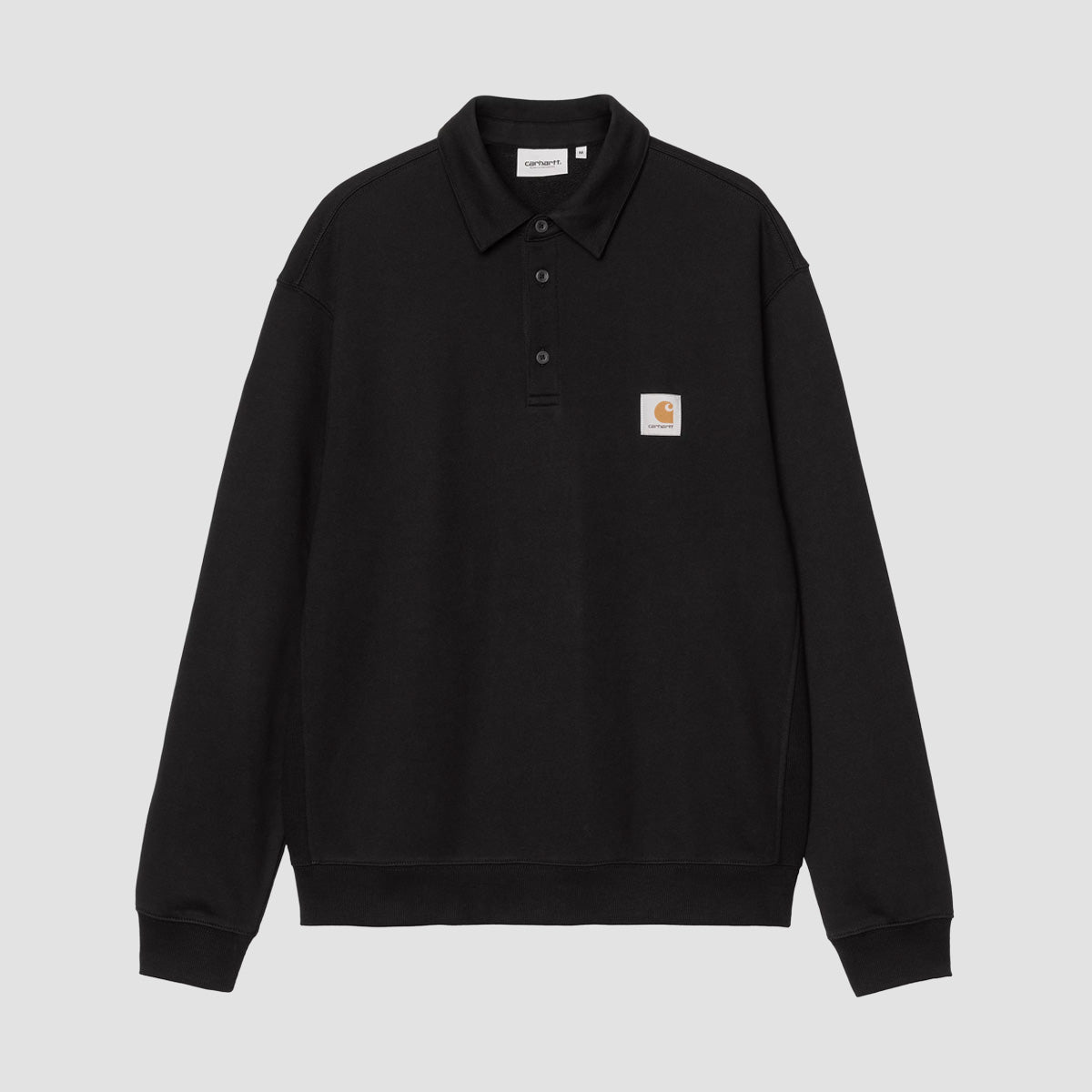 Carhartt WIP Polo Crew Sweatshirt Black