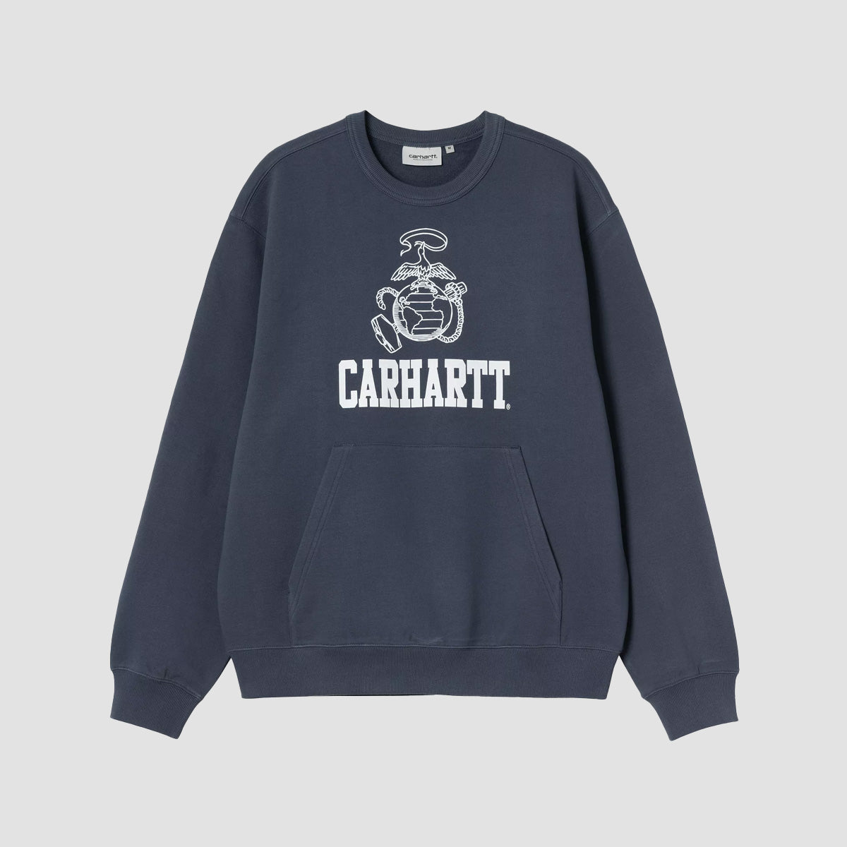 Carhartt WIP Pond Corps Crew Sweatshirt Blue