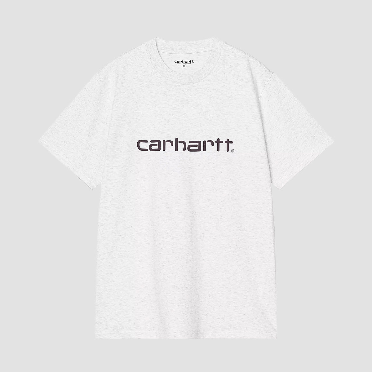 Carhartt WIP Script T-Shirt Ash Heather/Cozy Purple