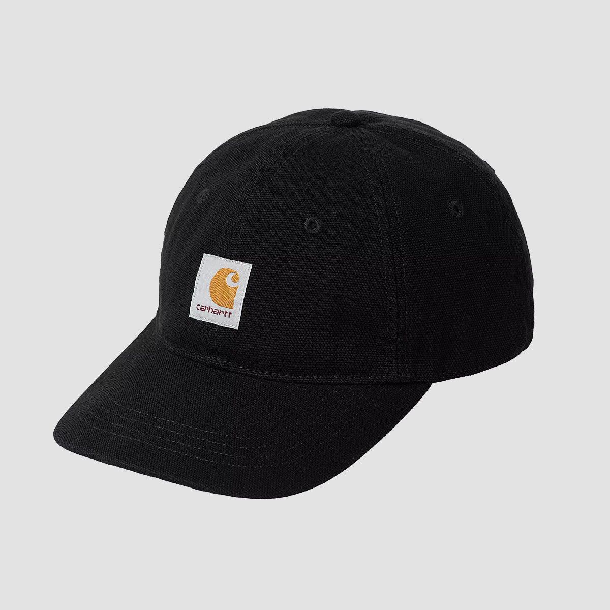 Carhartt WIP Selby Canvas Cap Black Stone Washed