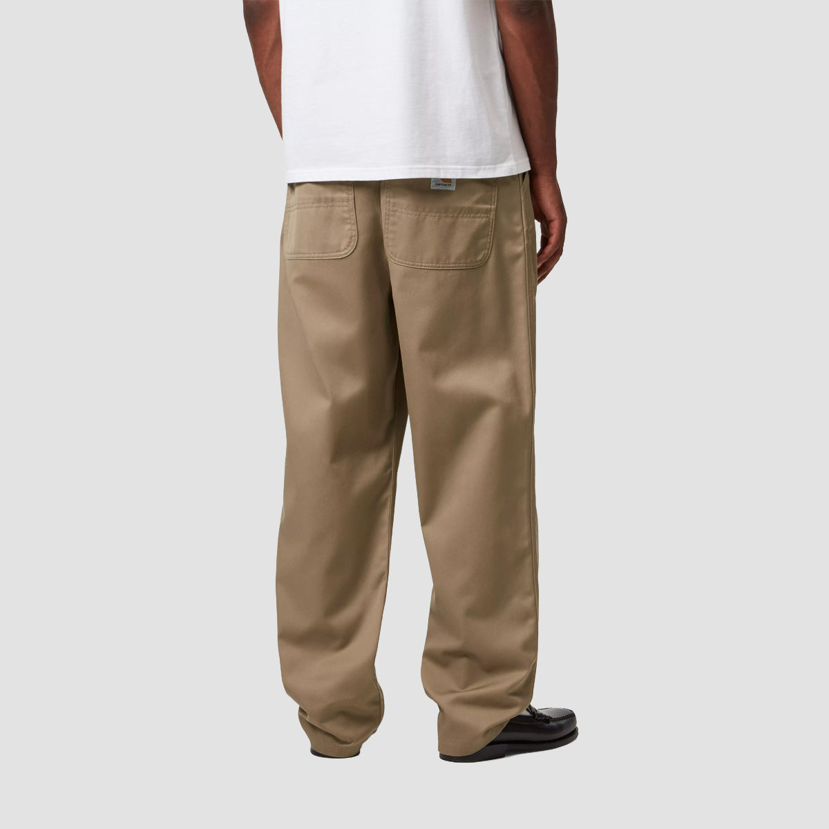 Carhartt WIP Simple Relaxed Straight Fit Pants Leather Rinsed