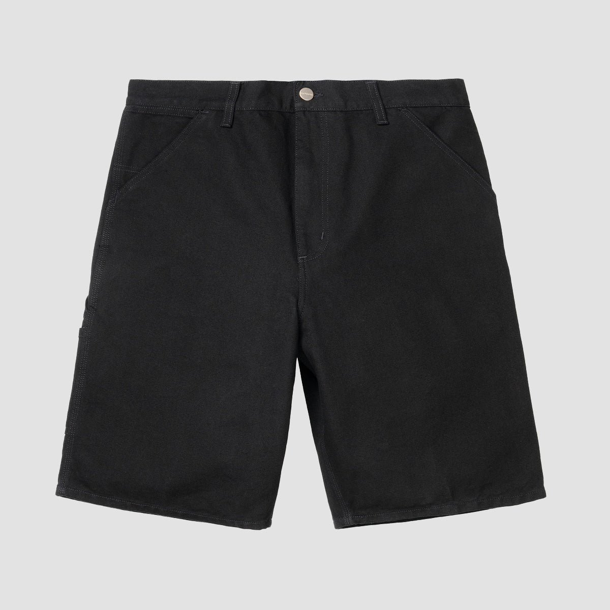 Carhartt WIP Single Knee Shorts Black Rinsed