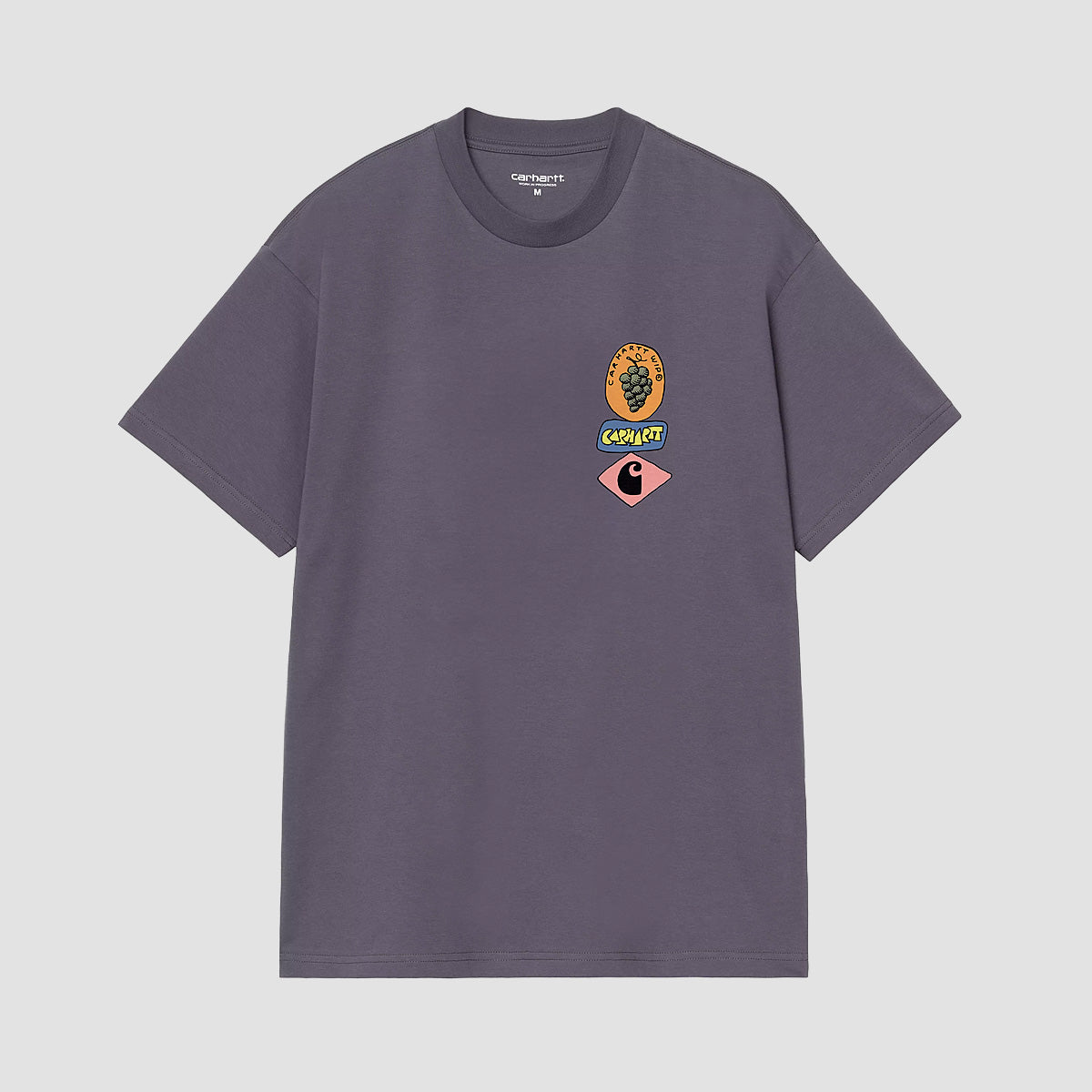 Carhartt WIP Stacked Grapes T-Shirt Shady Purple
