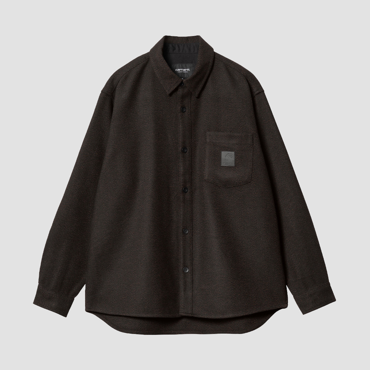 Carhartt WIP Truman Longsleeve Shirt Chocolate/Black