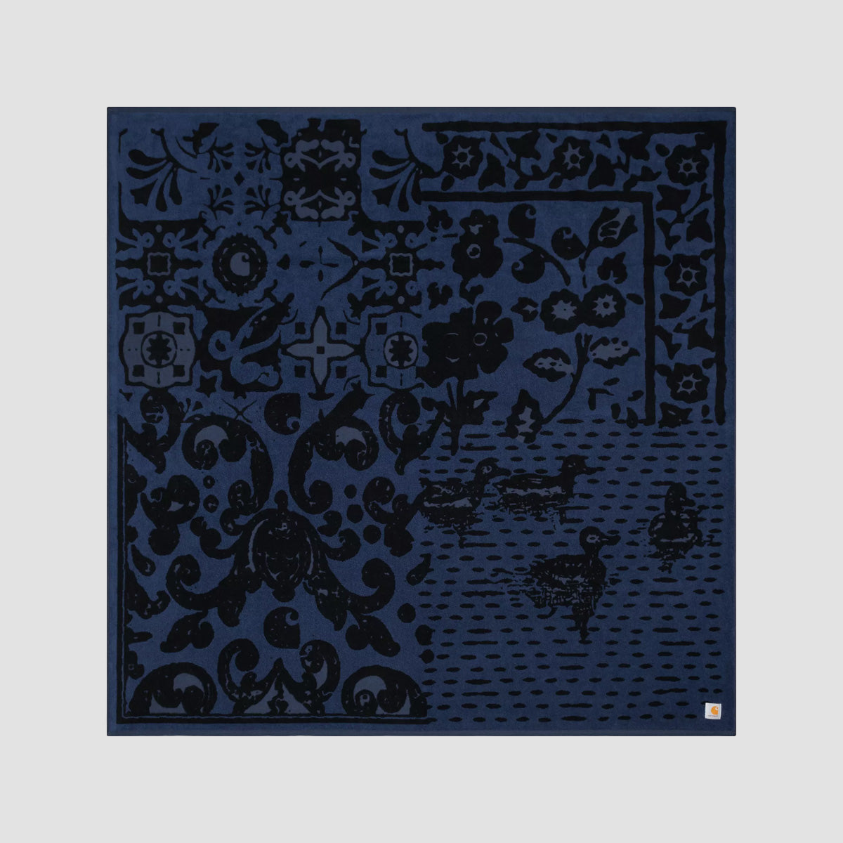 Carhartt WIP Vestige Beach Towel Blanket 160x160cm Blue