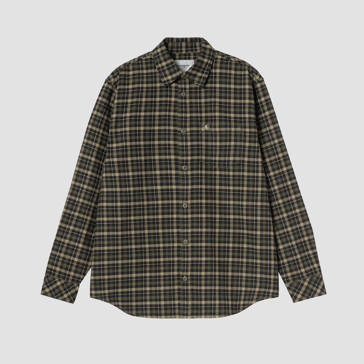 Carhartt WIP Widmark Check Longsleeve Shirt Cypress